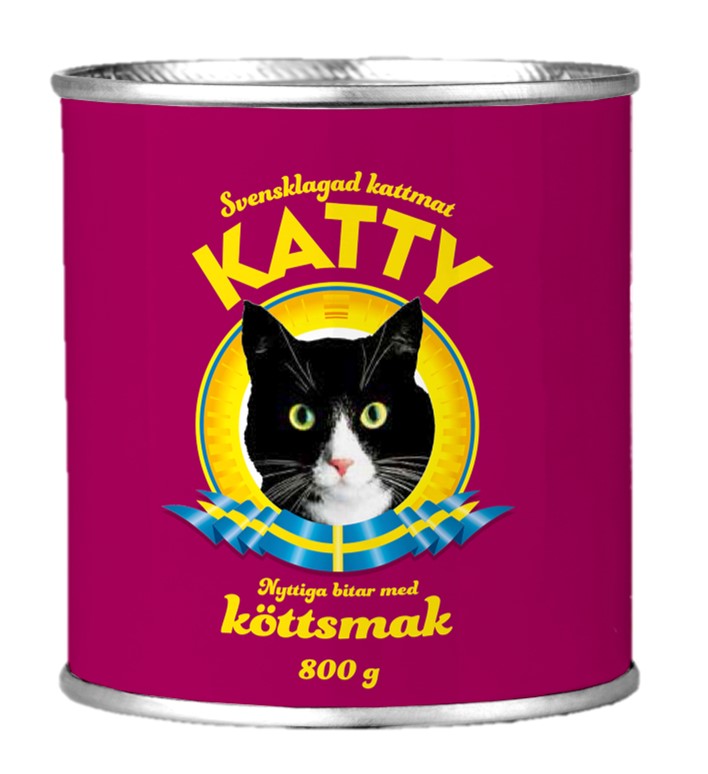 Katty Våtfoder med köttsmak 800g