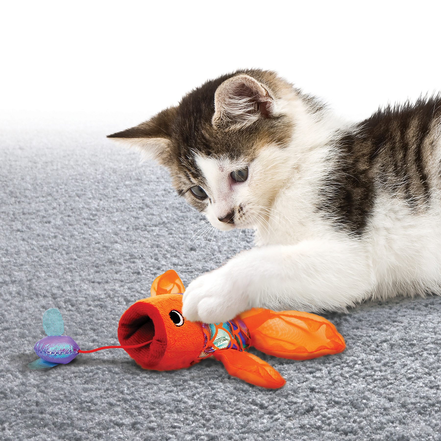 KONG Leksak Crackles Gulpz Orange 20cm