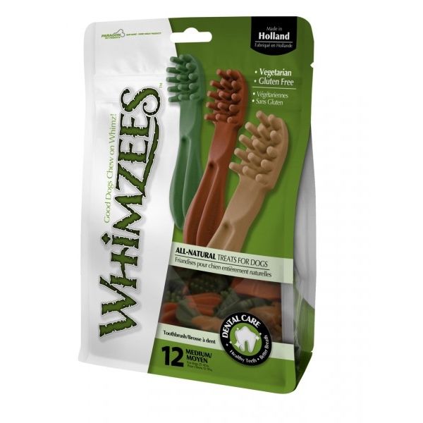 Whimzees Tandborste Star M 360g