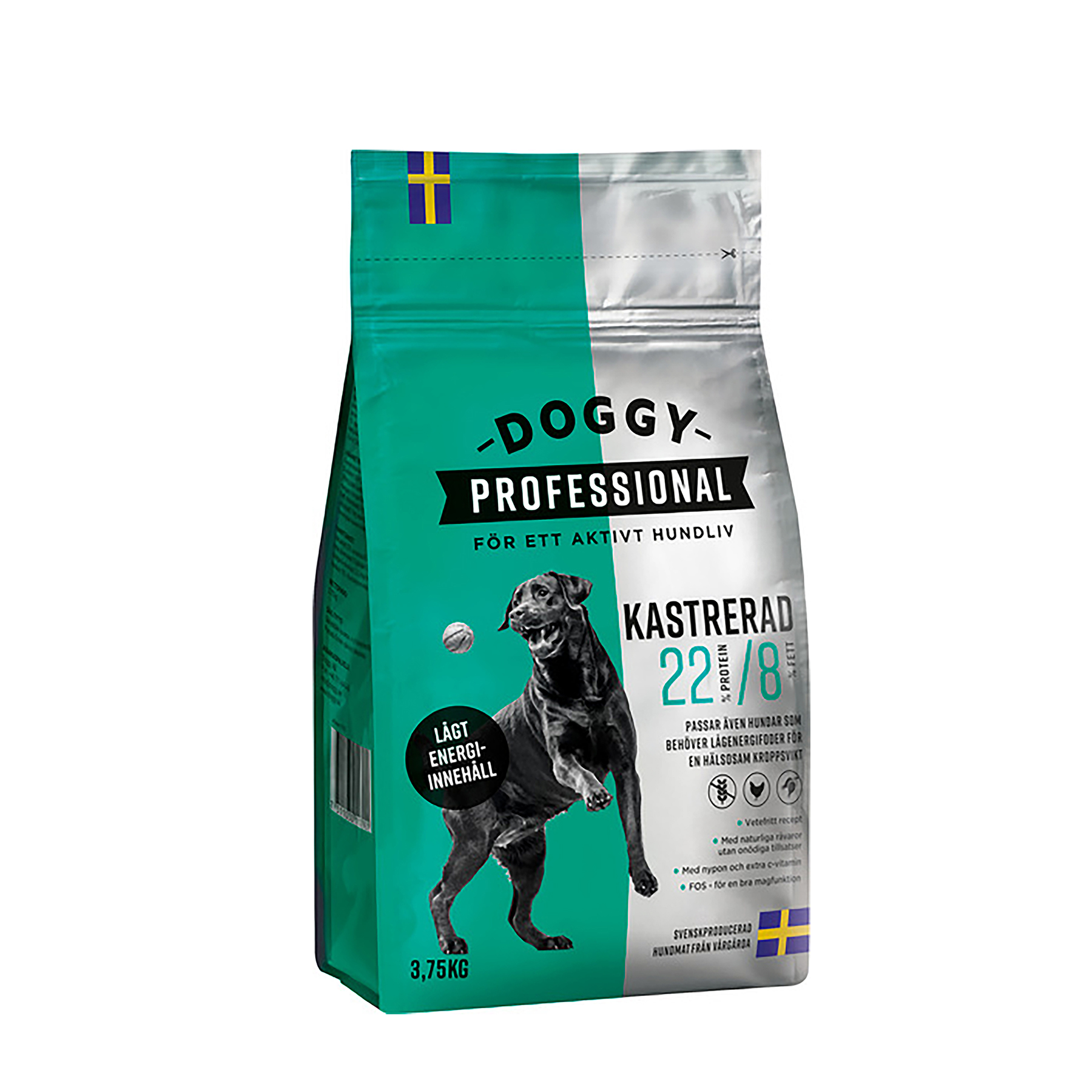 Doggy Professional Torrfoder kycklin 3,75kg