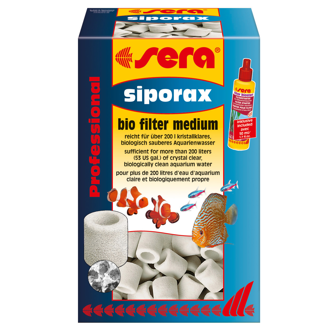 Sera Filtermedia Siporax Prof. 1000ml