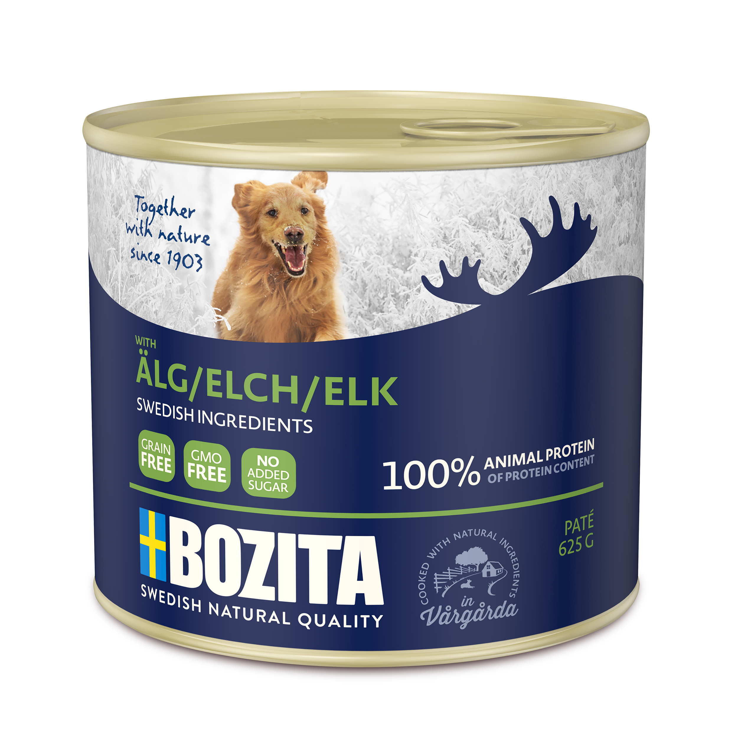 Bozita Paté med älg 625g