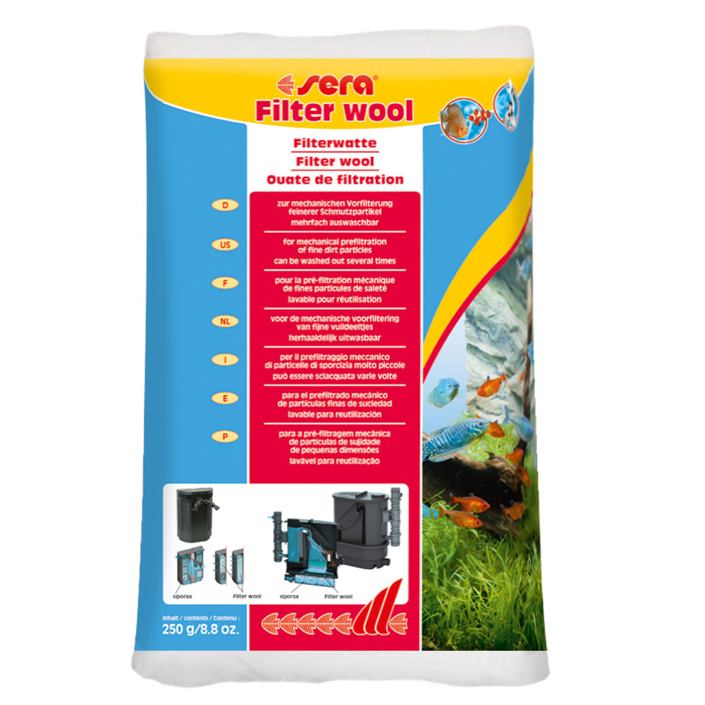 Sera Filtervadd Vit 250g