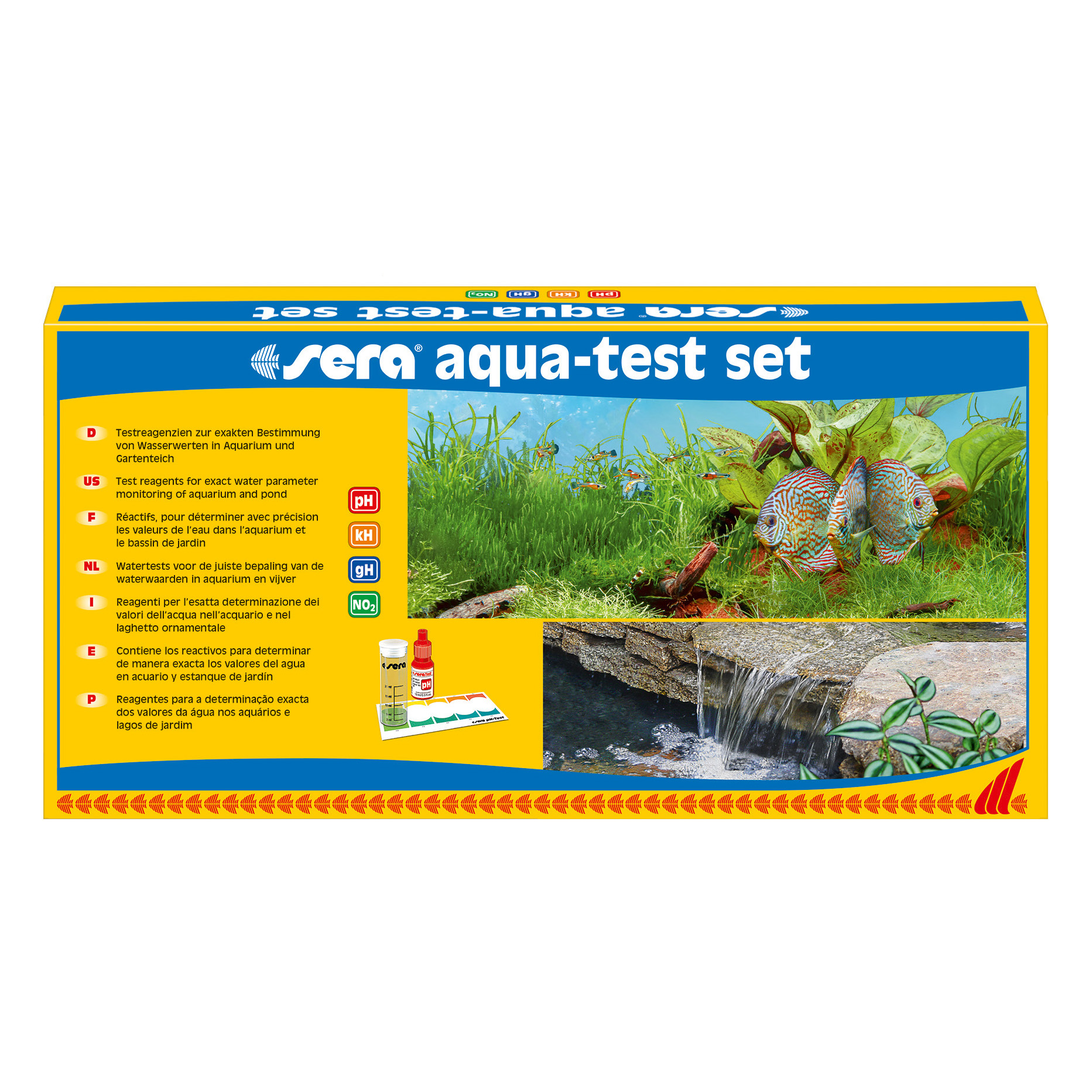 Sera Vattentest 4i1 pH KH gH No2