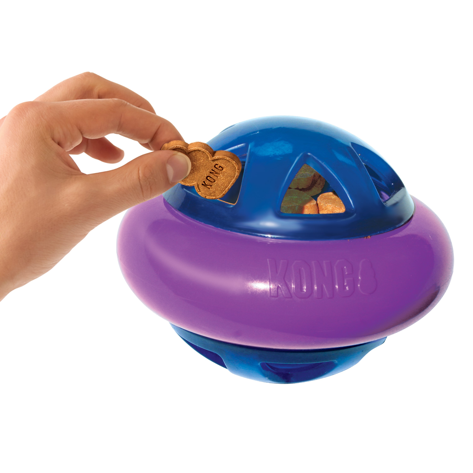 KONG Aktiveringsleksak Hopz Ball Flerfärgad L 15cm