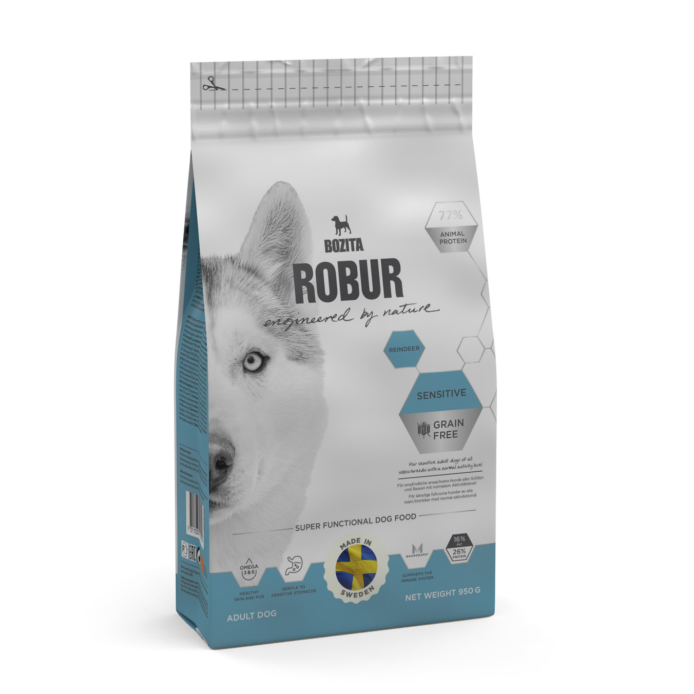 Robur Sensitive Grain Free reindeer 950g