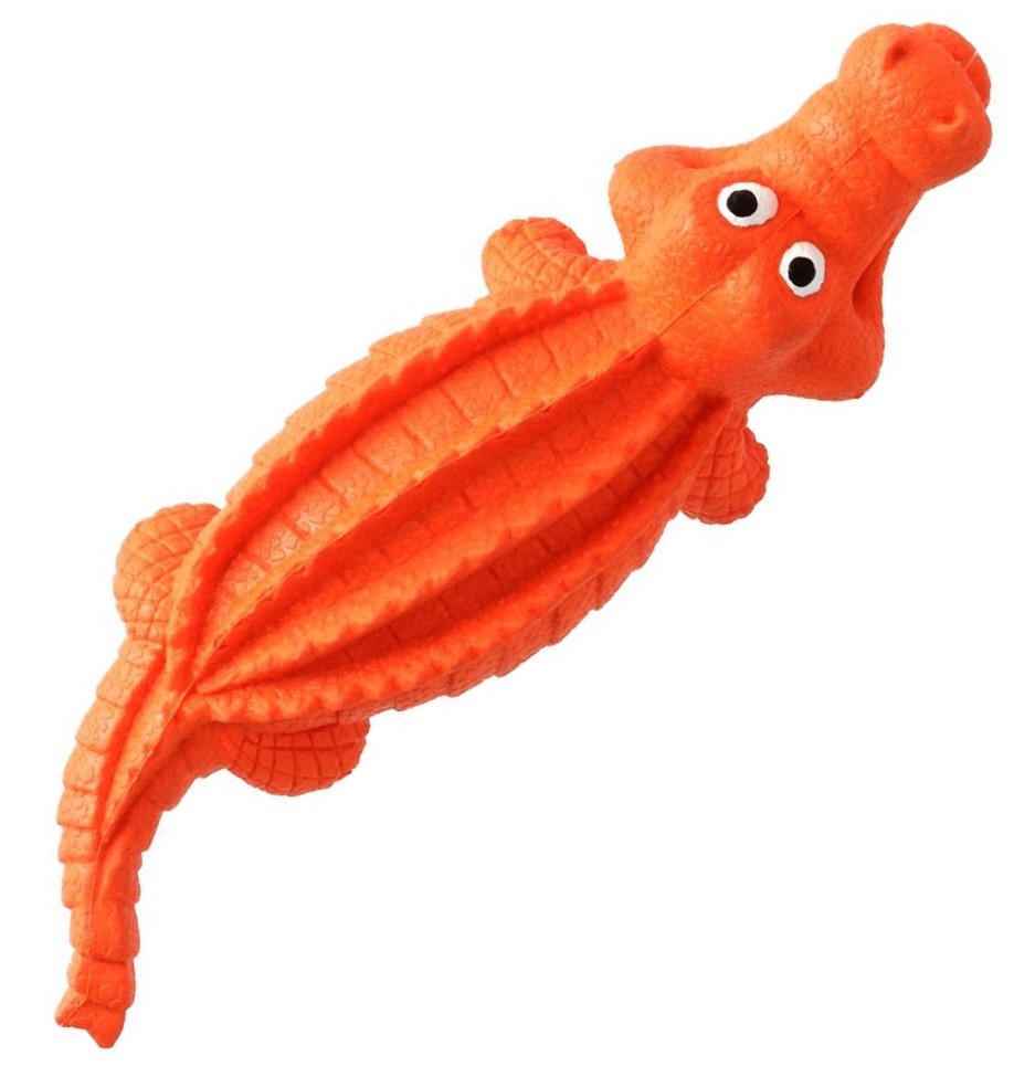 Dogman Leksak Krokodil Orange M 24,5cm