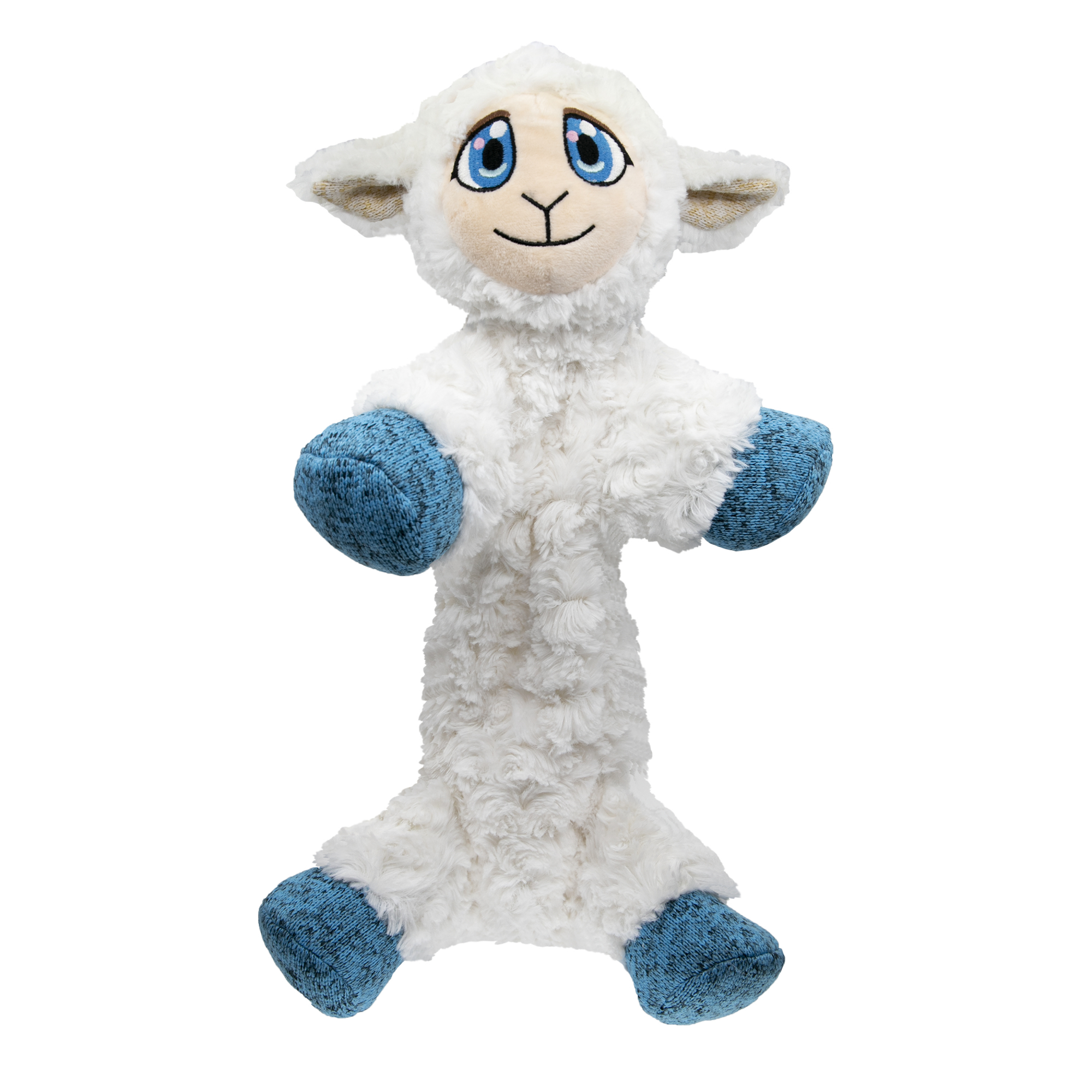 KONG Leksak Low Stuff Flopzie Lamb Vit M 41cm