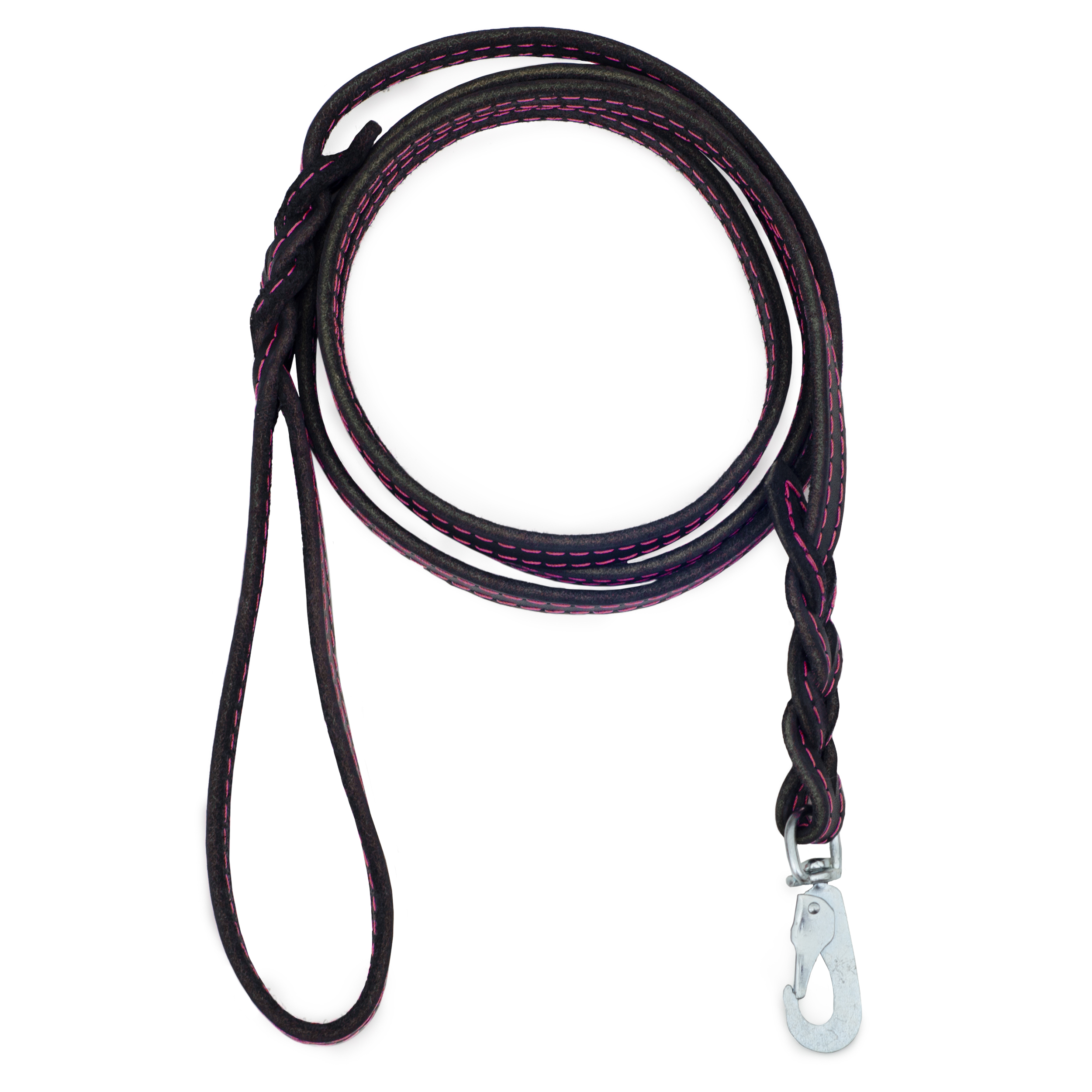 Alac Läderkoppel Dekor Rosa S 180cm