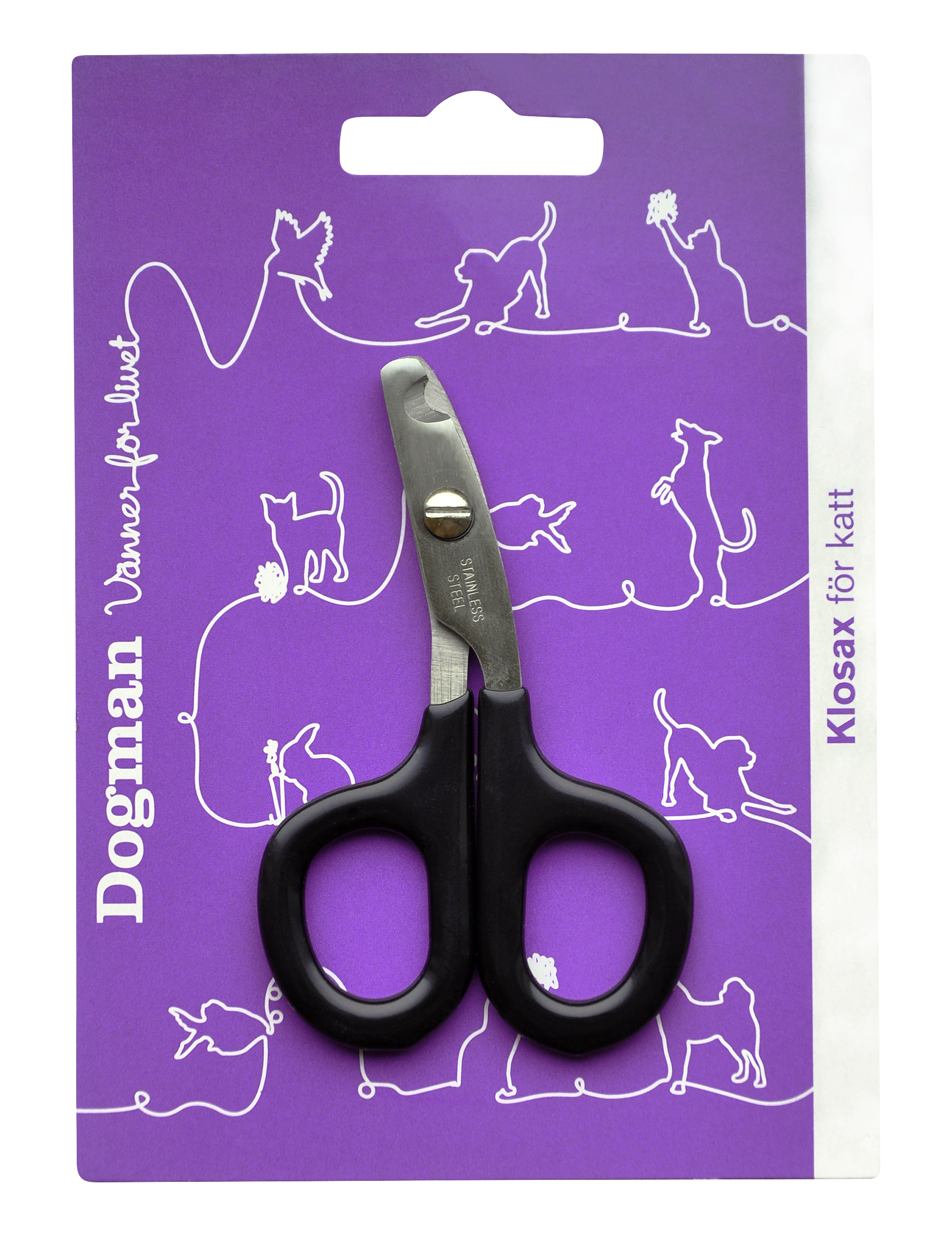 Dogman Klotång Svart XS 9cm