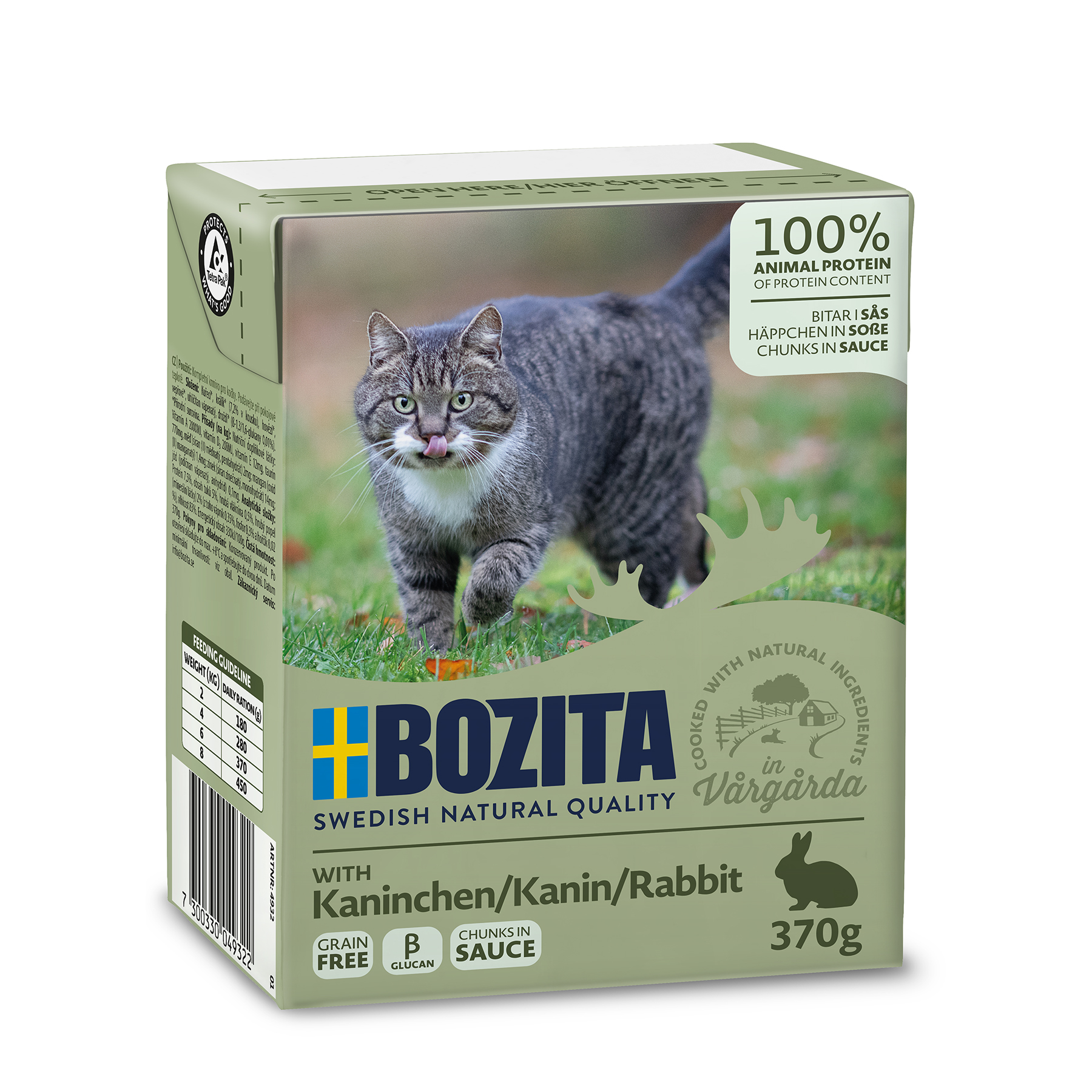 Bozita Bitar i sås med kanin 370g