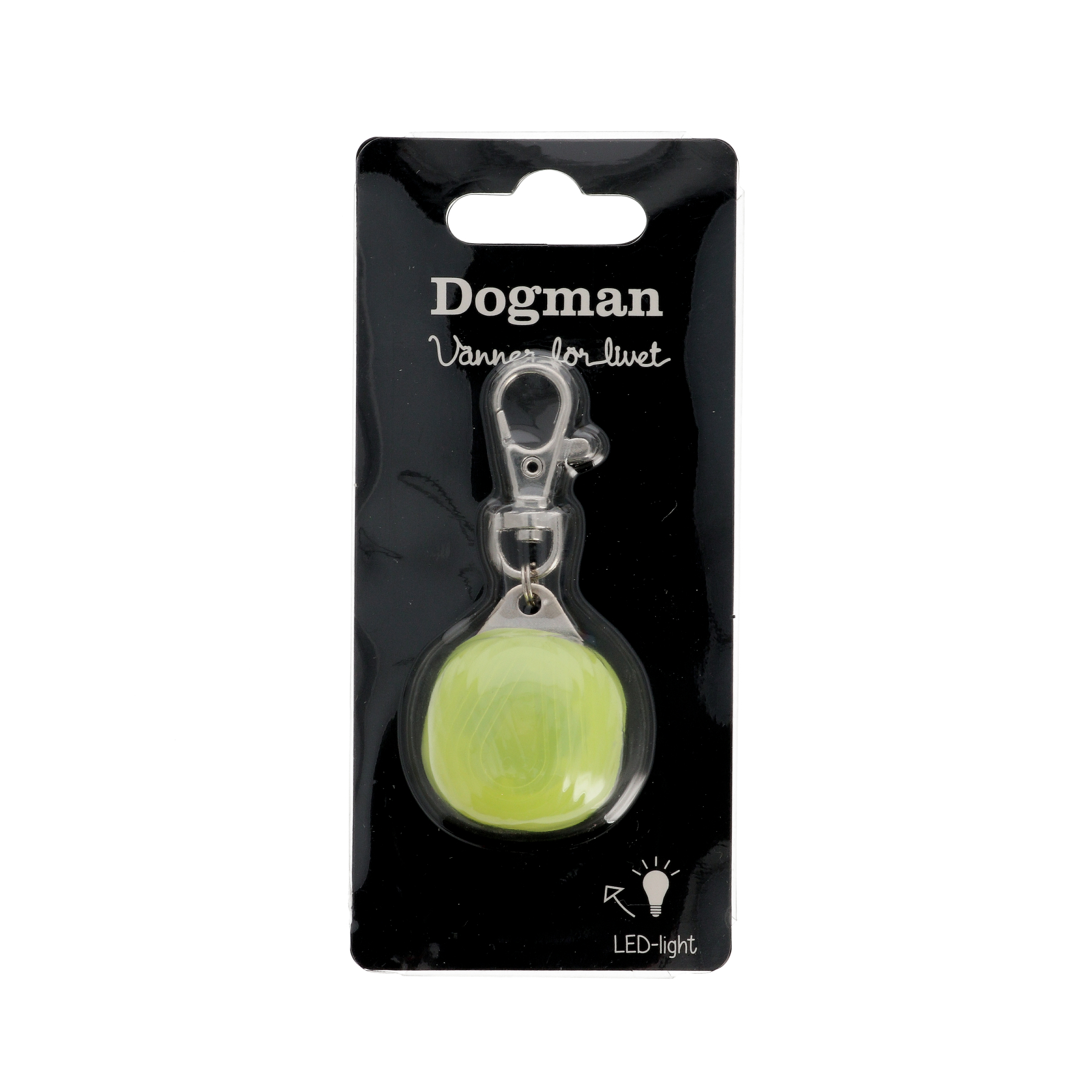 Dogman Blinklampa Burger LED Gul 3cm