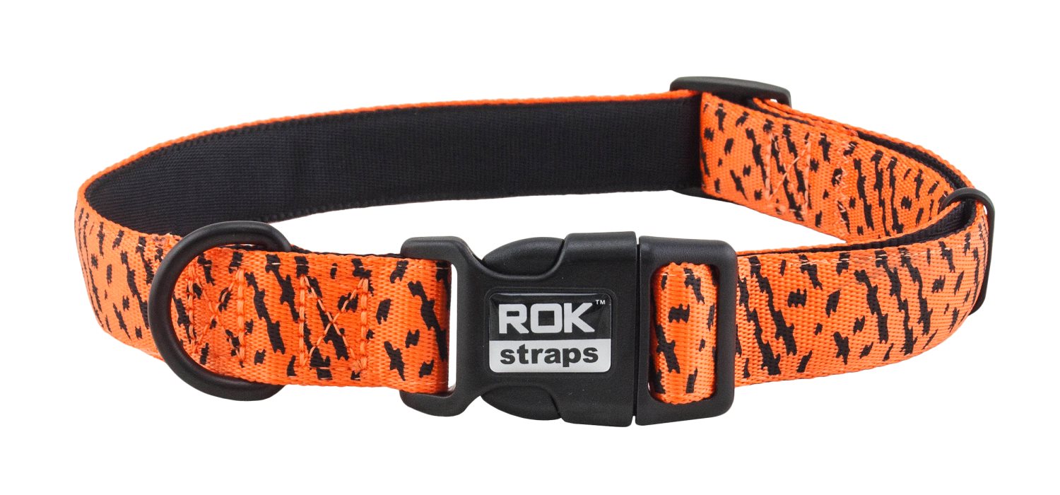 ROK Halsband ställbart Orange L