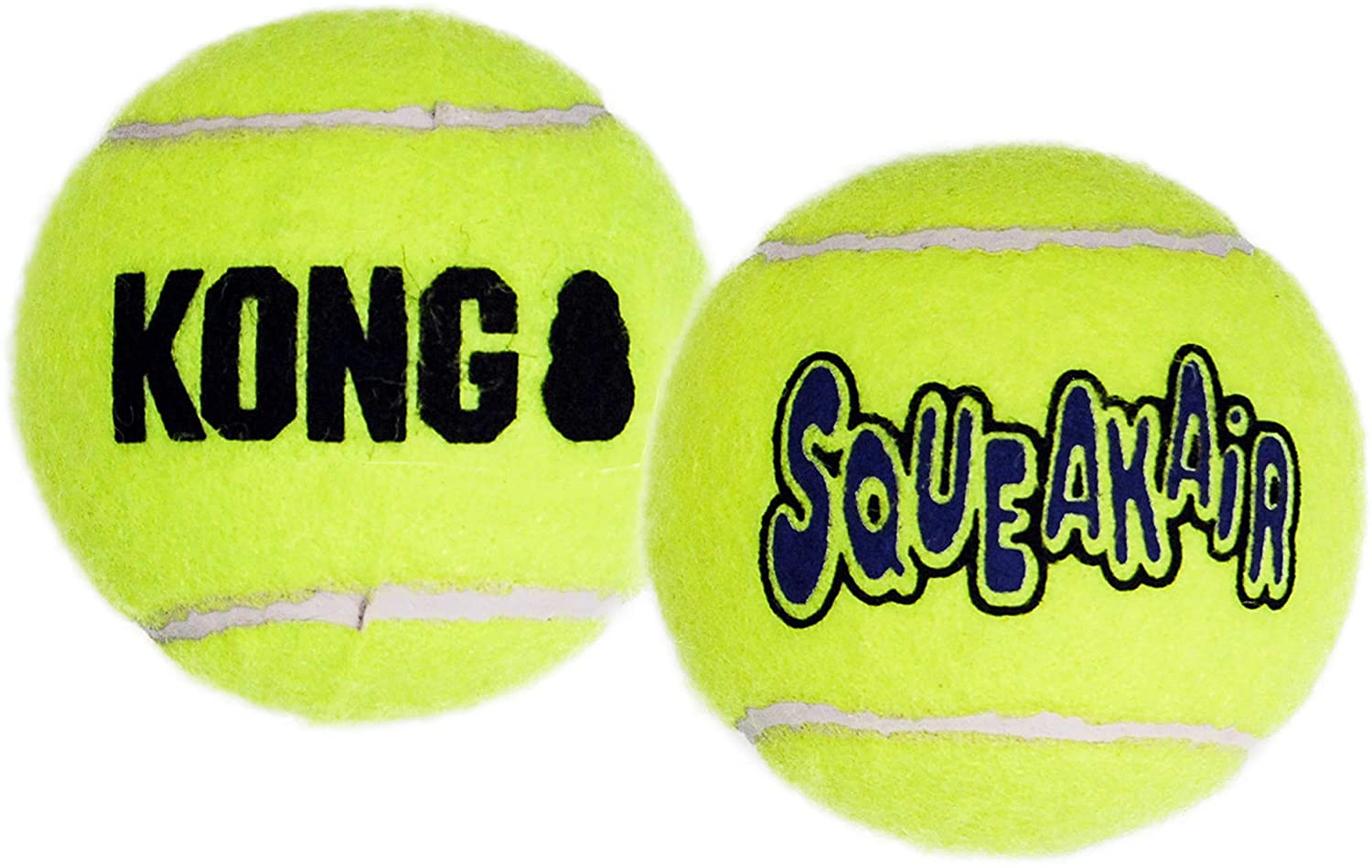 KONG Leksak SqueakAir Ball 2p Gul L 8cm