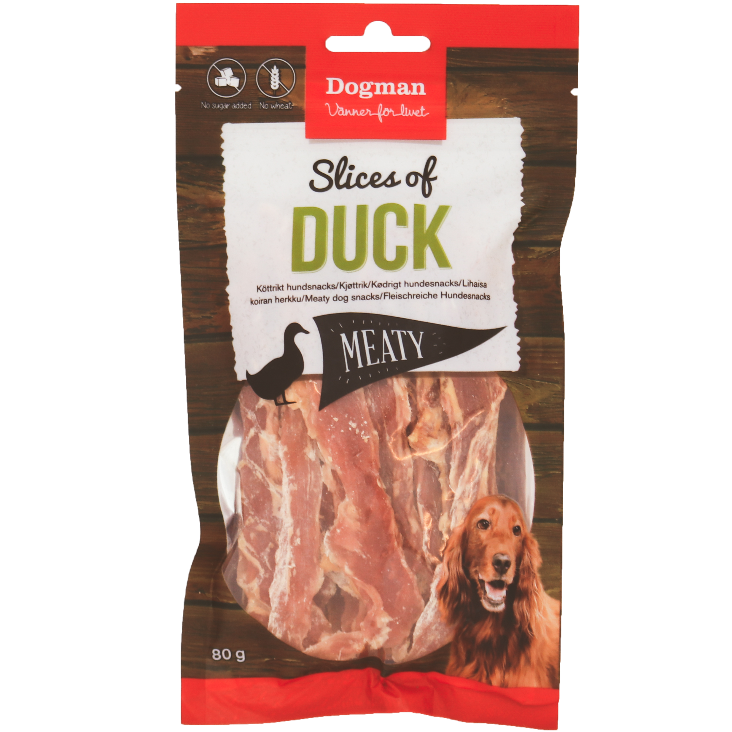 Dogman Slices of duck 80g