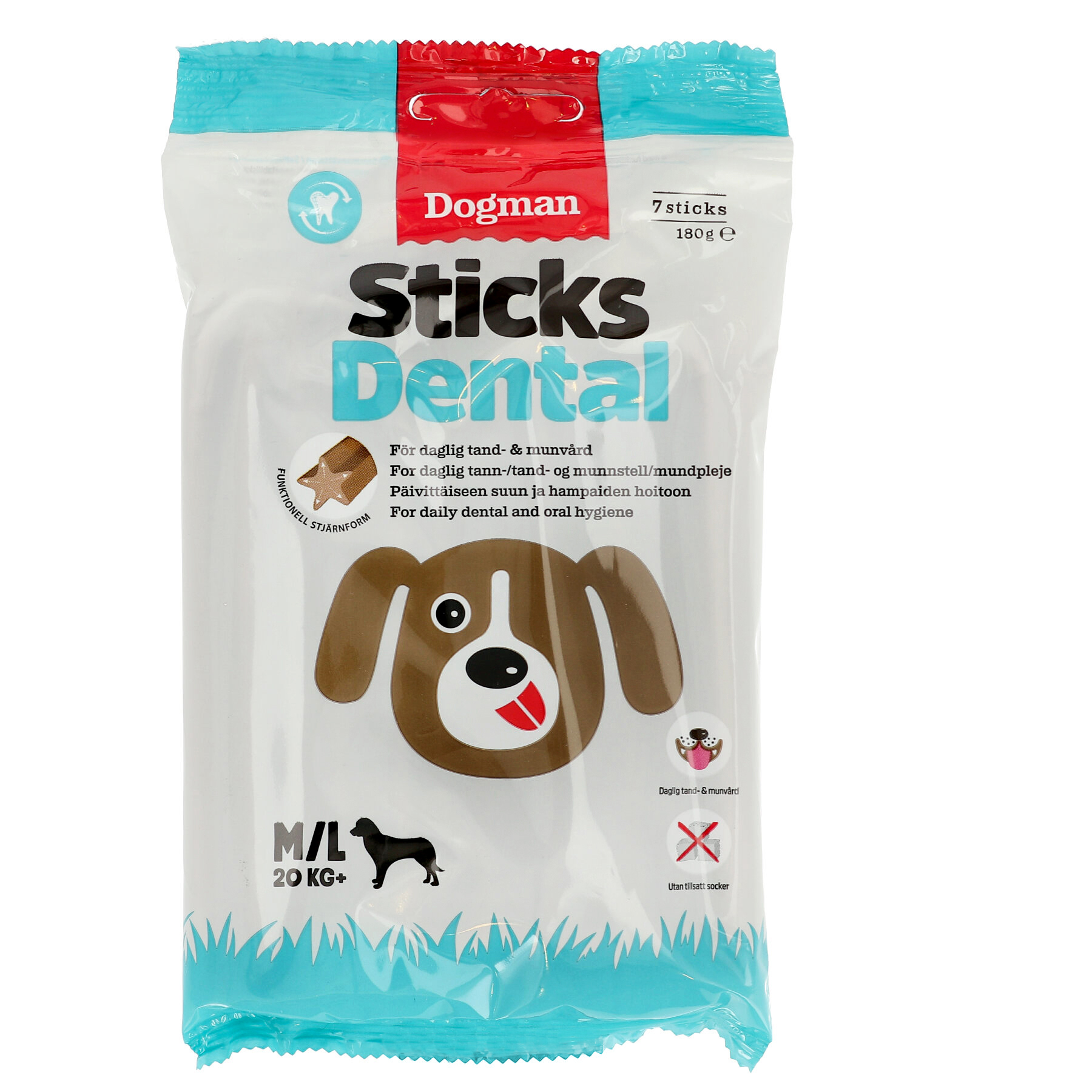 Dogman Sticks Dental 7p M/L 13cm