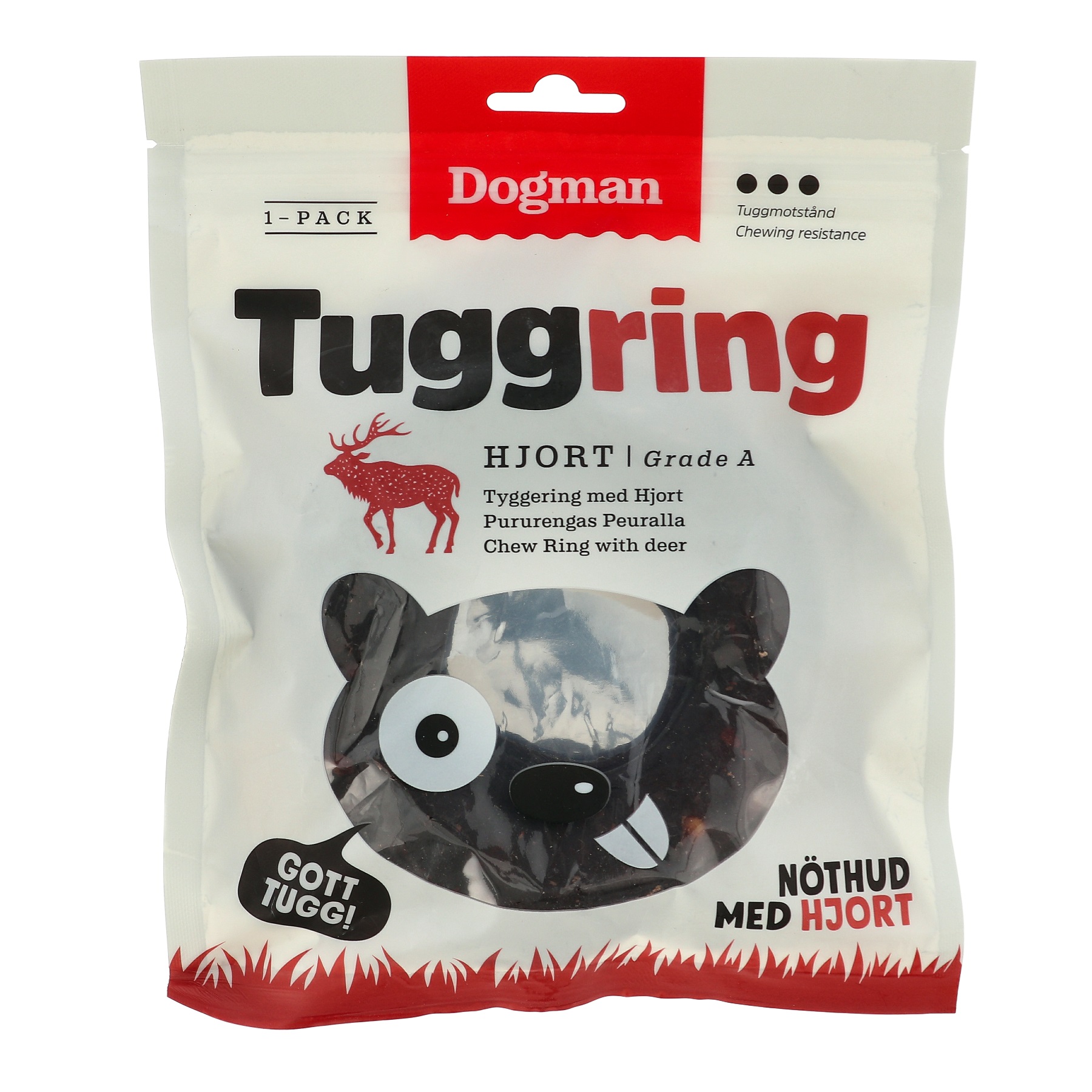 Dogman Tuggring pressad hjort M 12,5cm