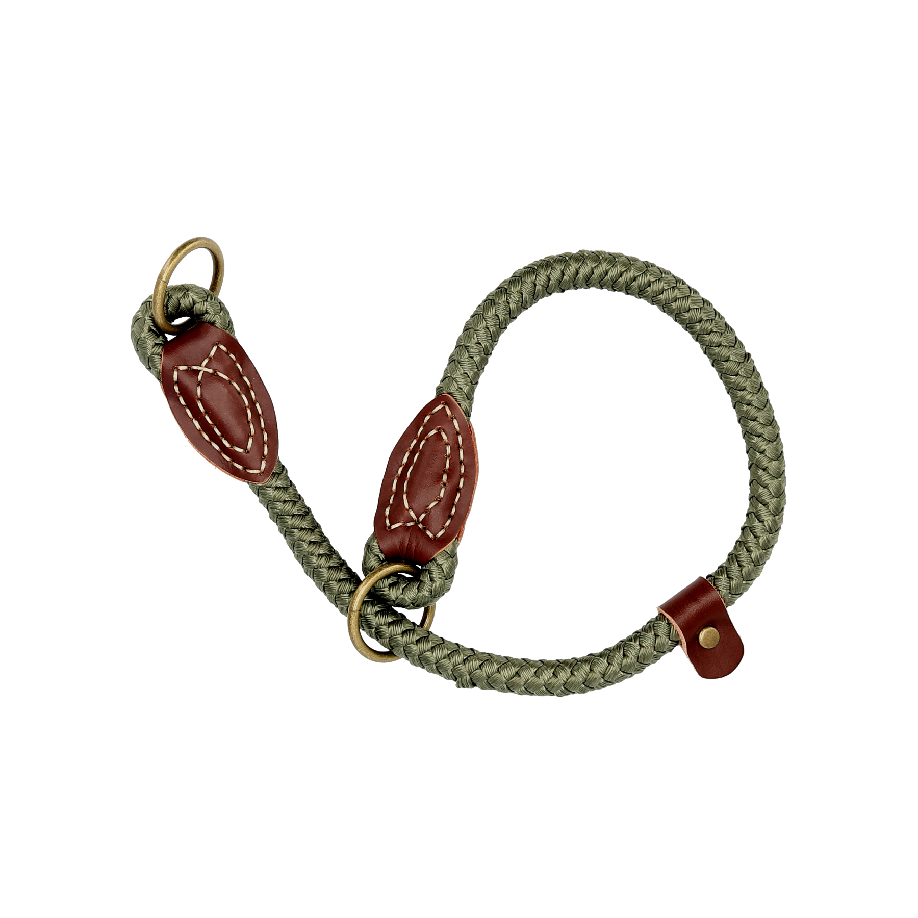 Dogman Rephalsband Scott halvstryp Grön S 35cm