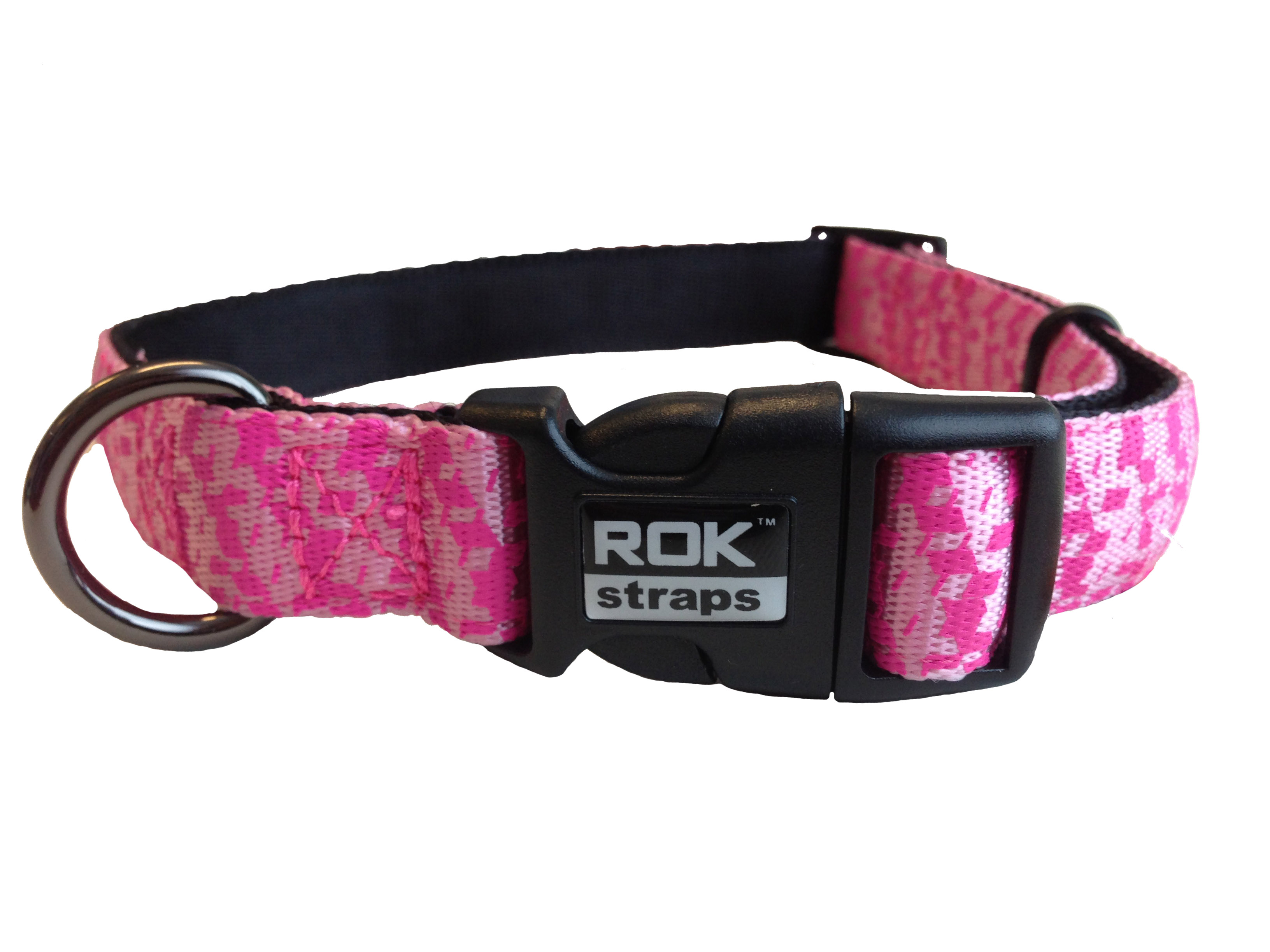 ROK Halsband ställbart Rosa L