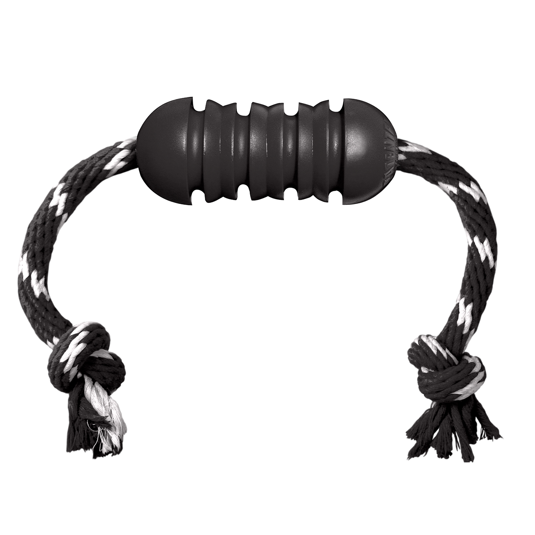 KONG Leksak Extreme Dental med rep Svart M 12cm