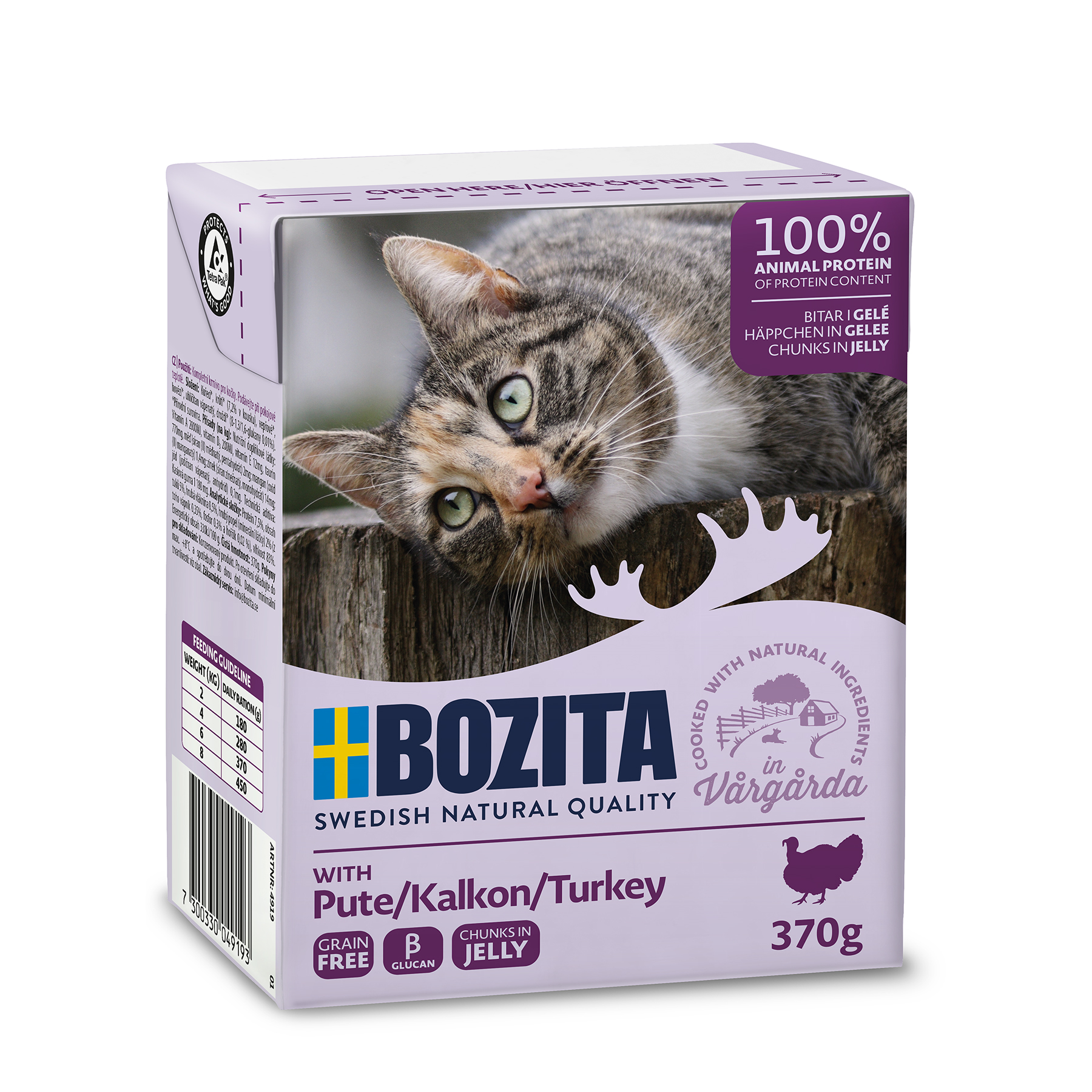 Bozita Bitar i gelé med kalkon 370g