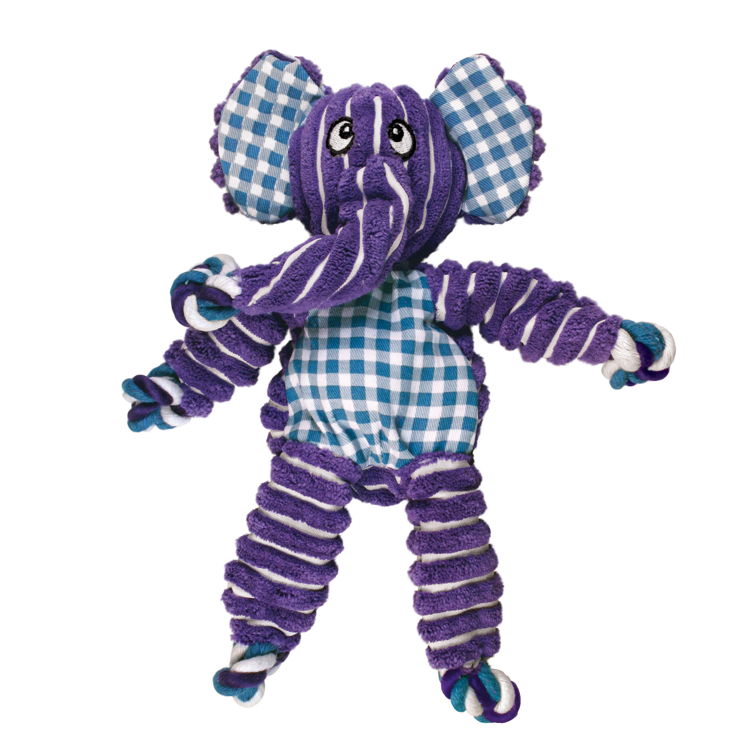 KONG Leksak Knots Elephant Lila M/L 36cm