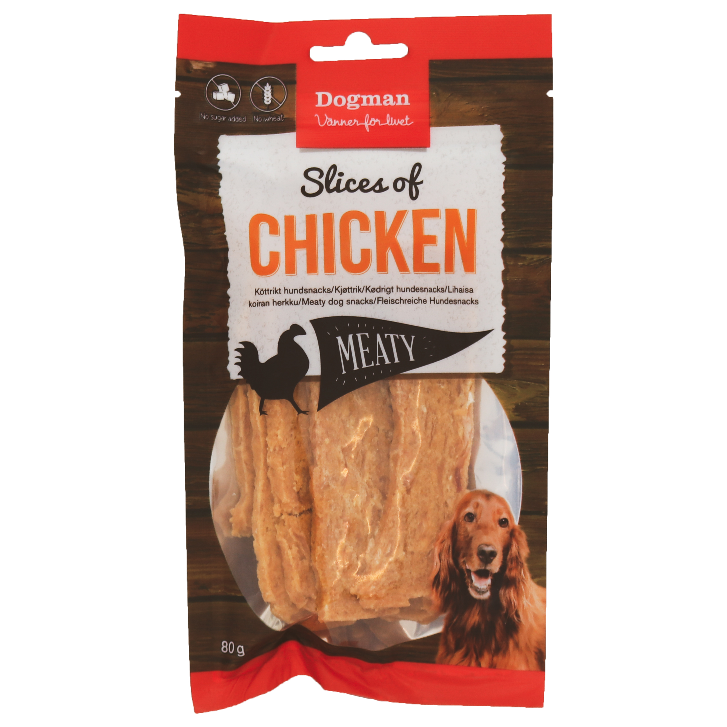 Dogman Slices of chicken 80g