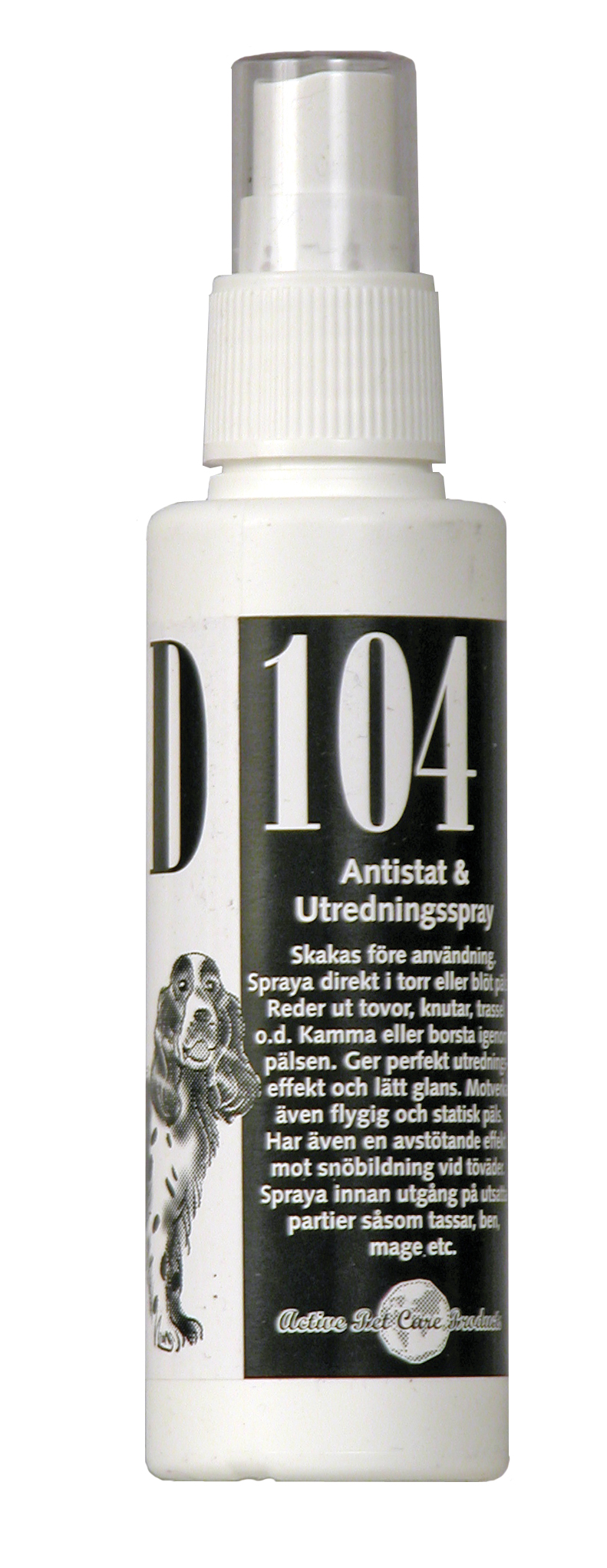 Active Pet Care Antistatspray D104 refill 250ml