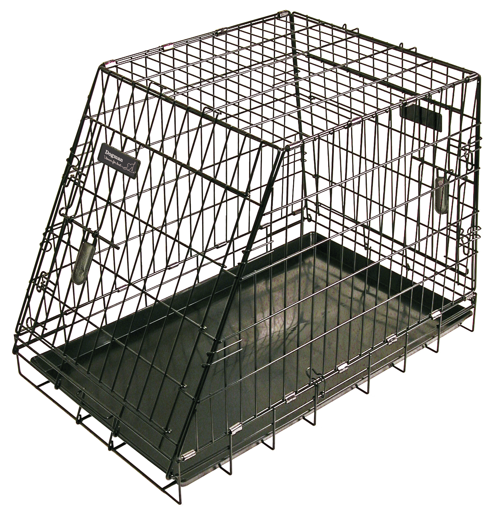 Dogman Stålbur Standard lutande Svart 78,5cm