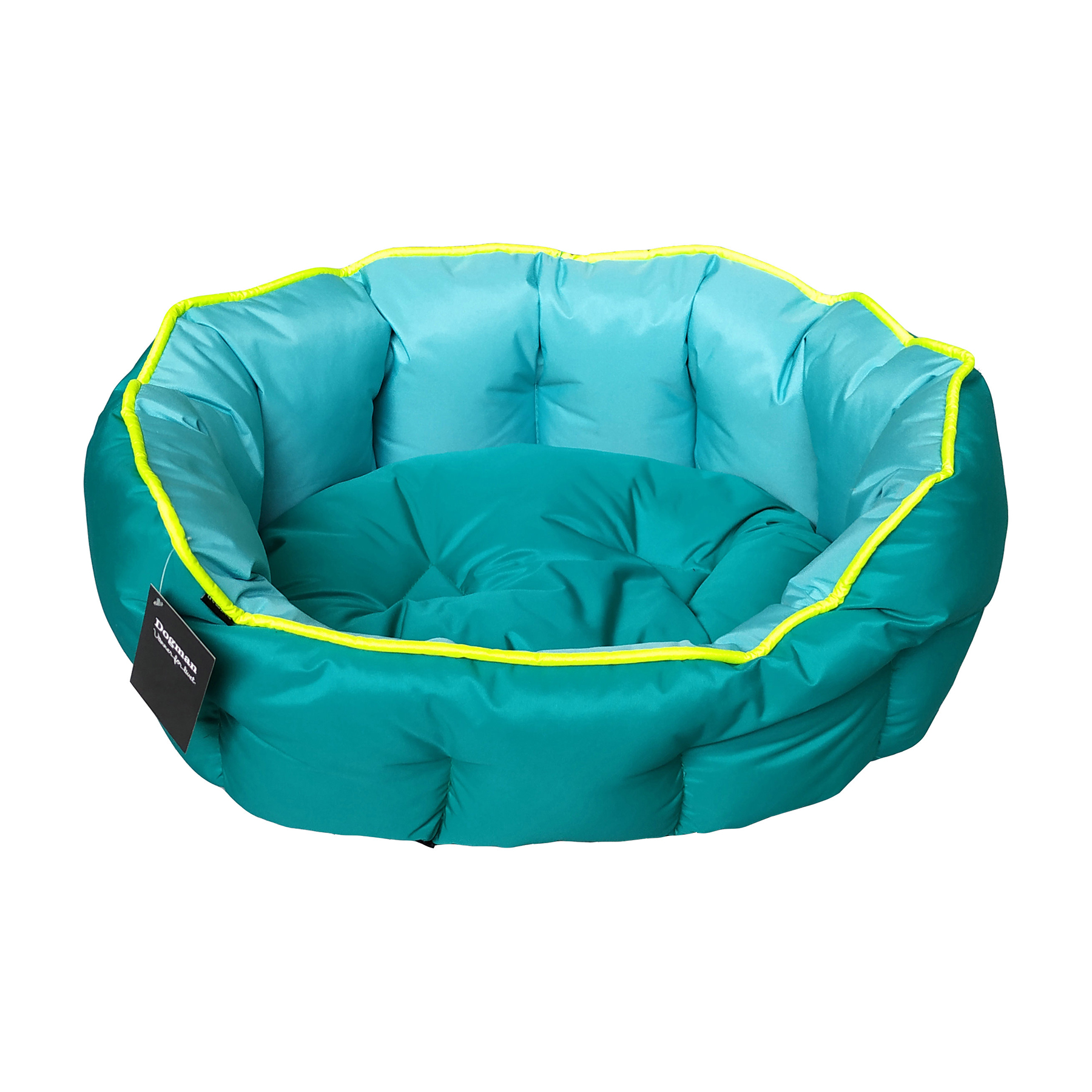 Dogman Bädd Buddy oval Turkos S 50cm