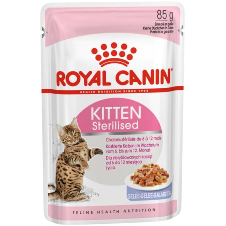 Royal Canin Kitten Sterilised Jelly Wet 12x85g