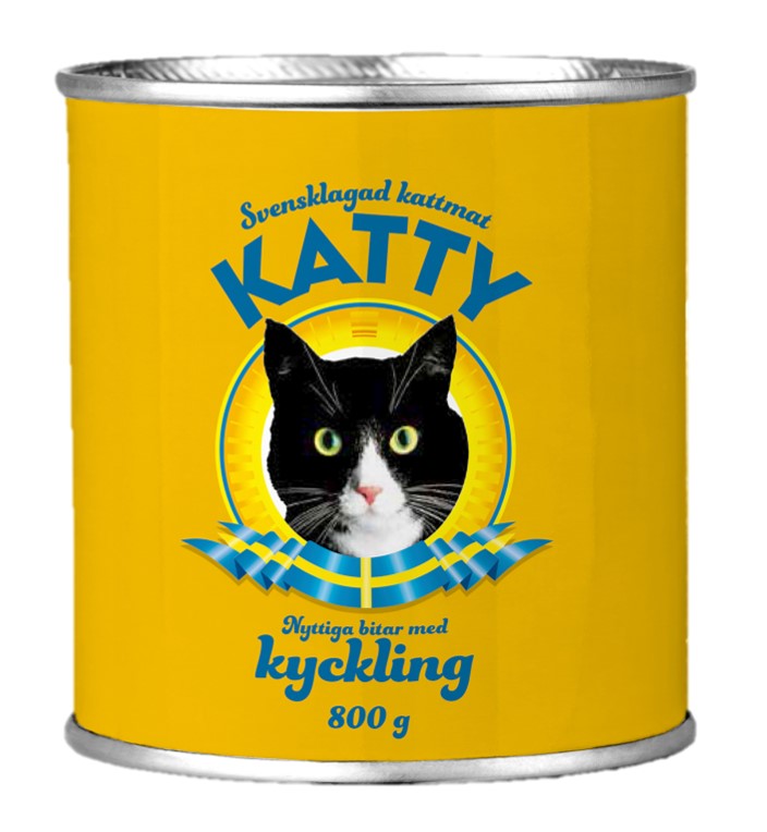 Katty Våtfoder med kyckling 800g