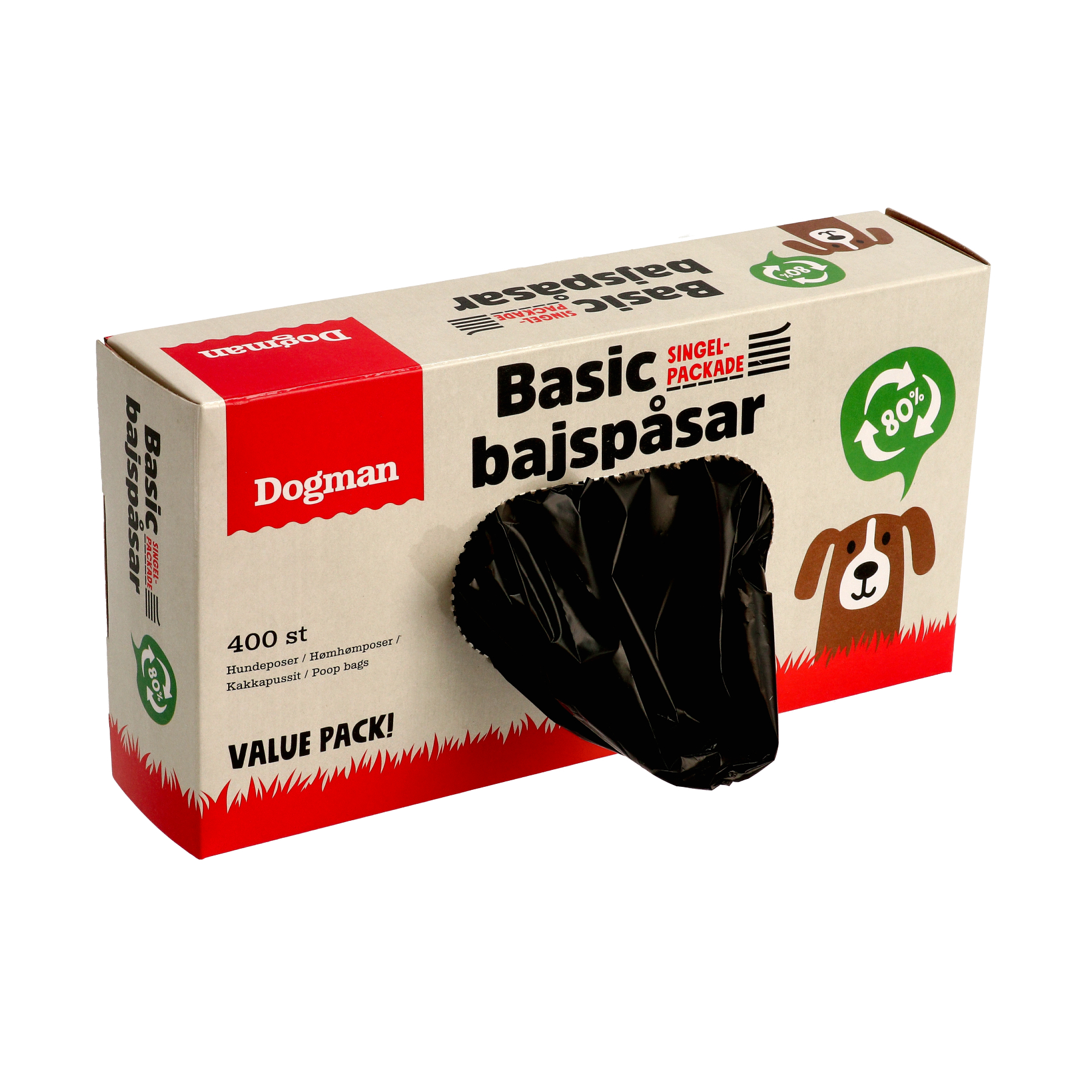 Dogman Bajspåsar basic 400p Svart