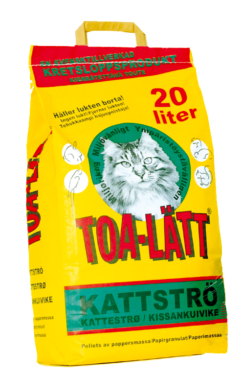 Toa-Lätt Pappersströ 20L