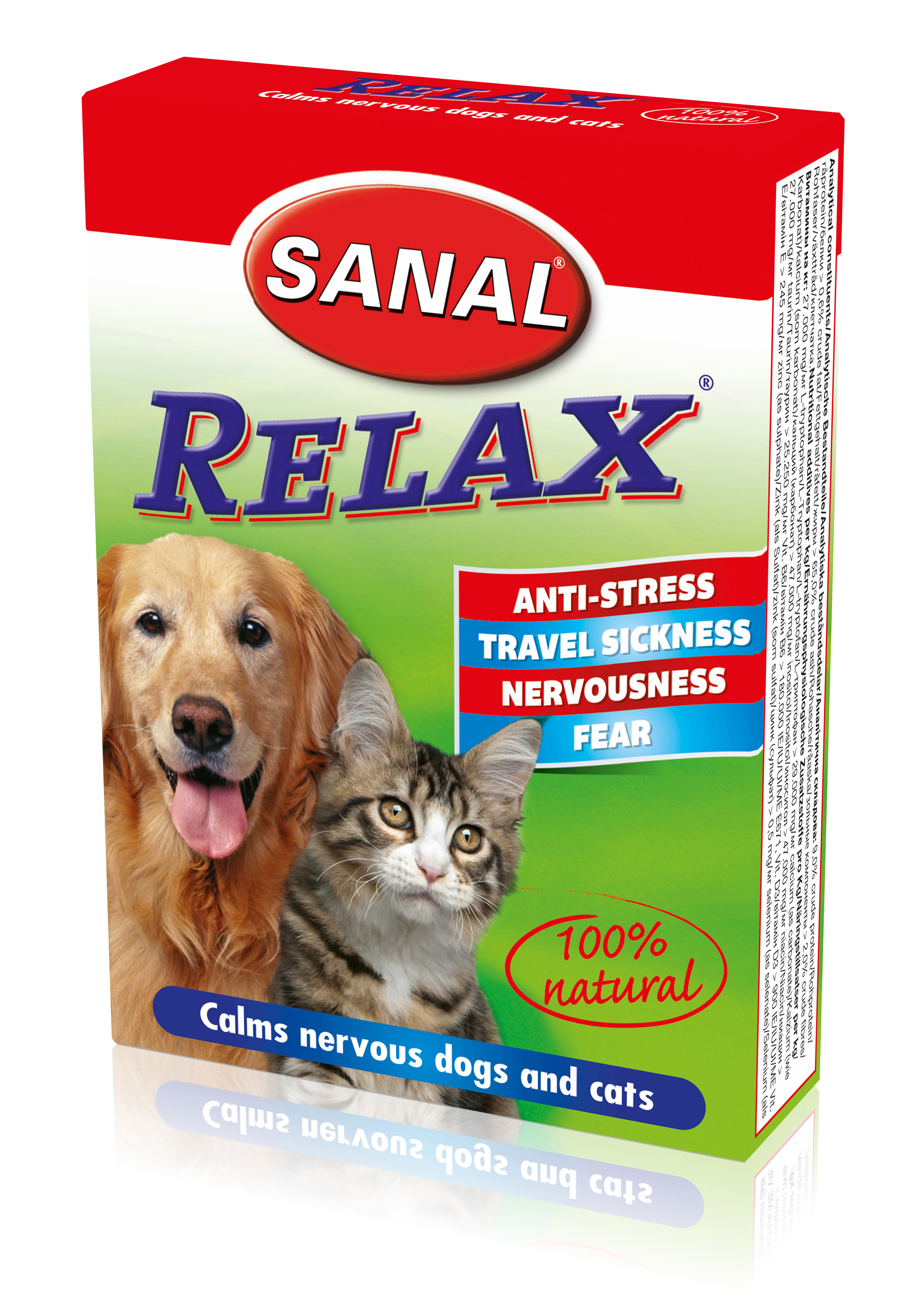 Sanal Relax för mindre djur 15st