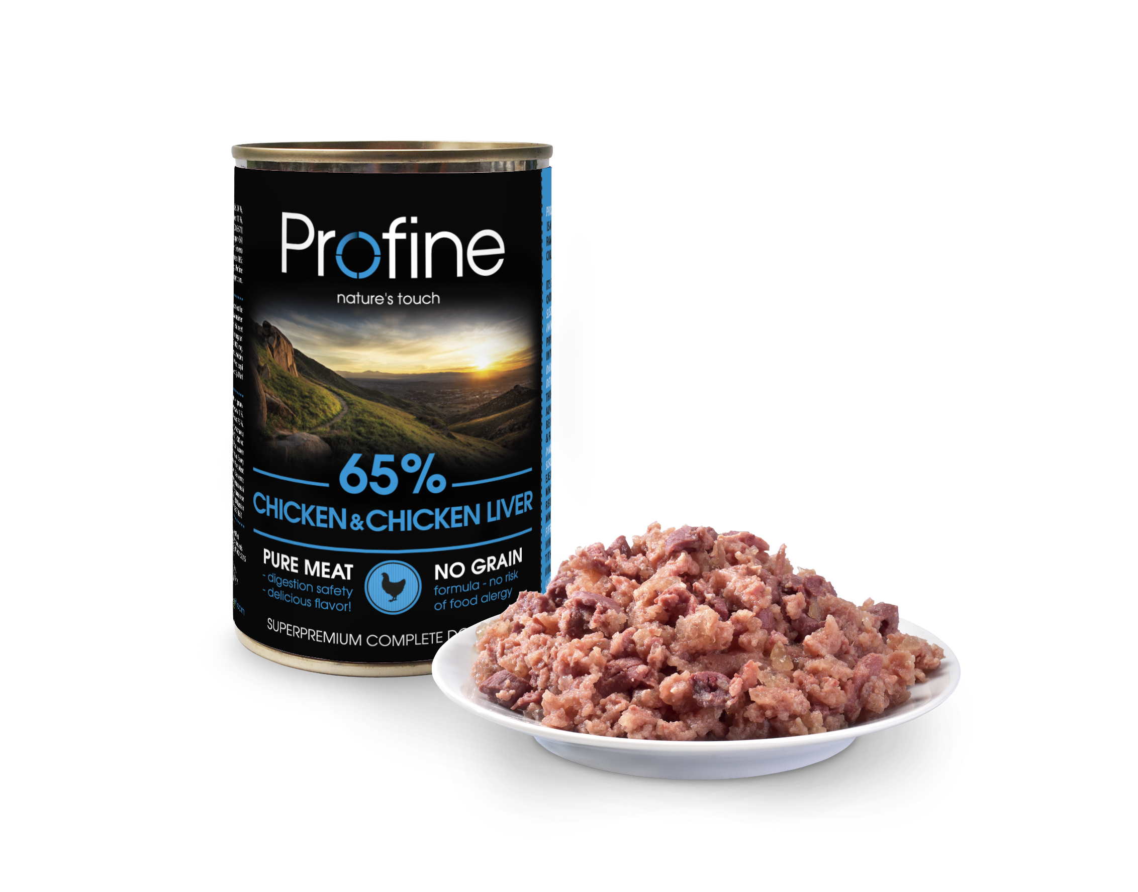 Profine Burk 65% Chicken/Chicken Liver 400g
