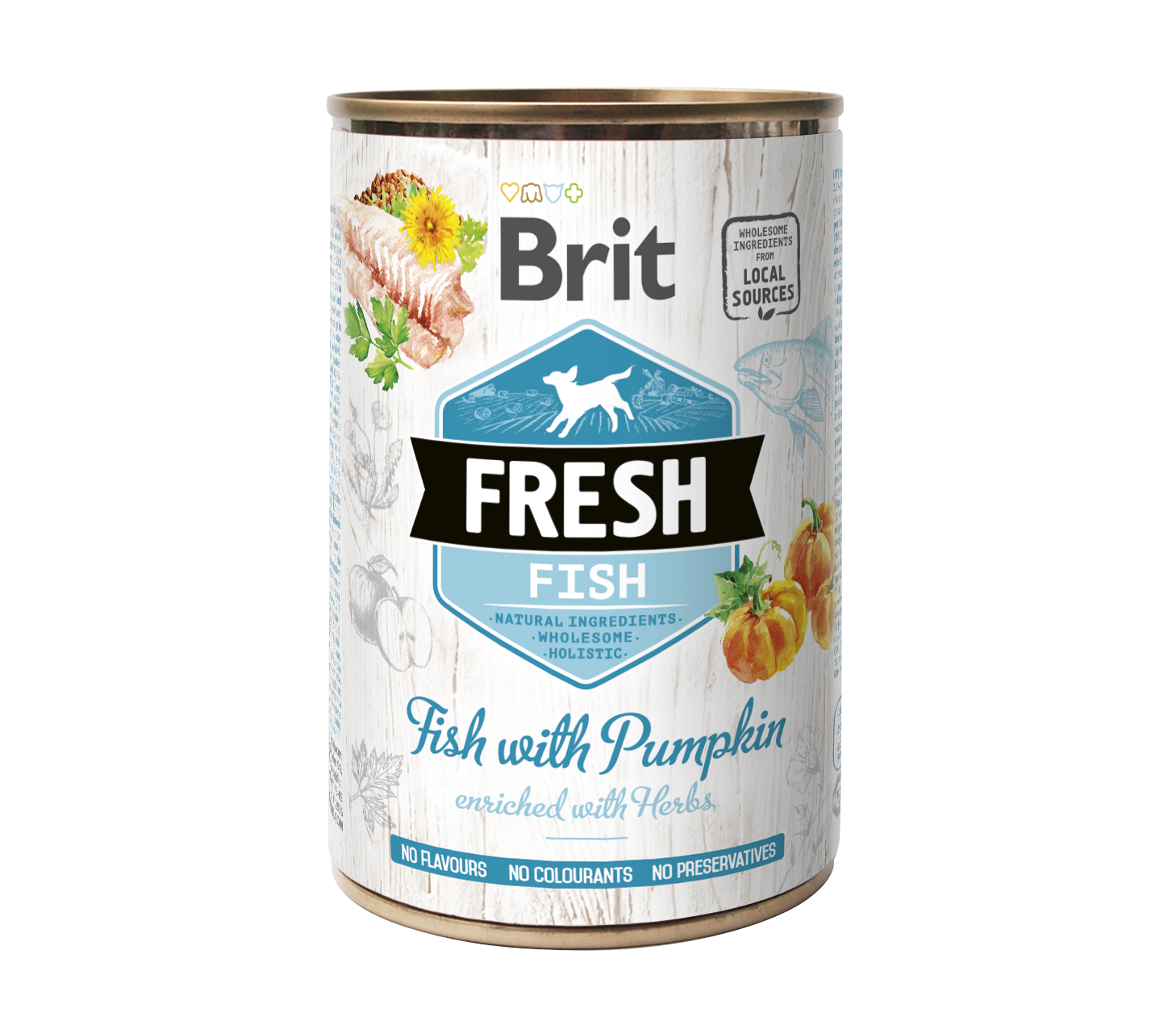 Brit Fresh Fresh Fish With Pumpkin 400g