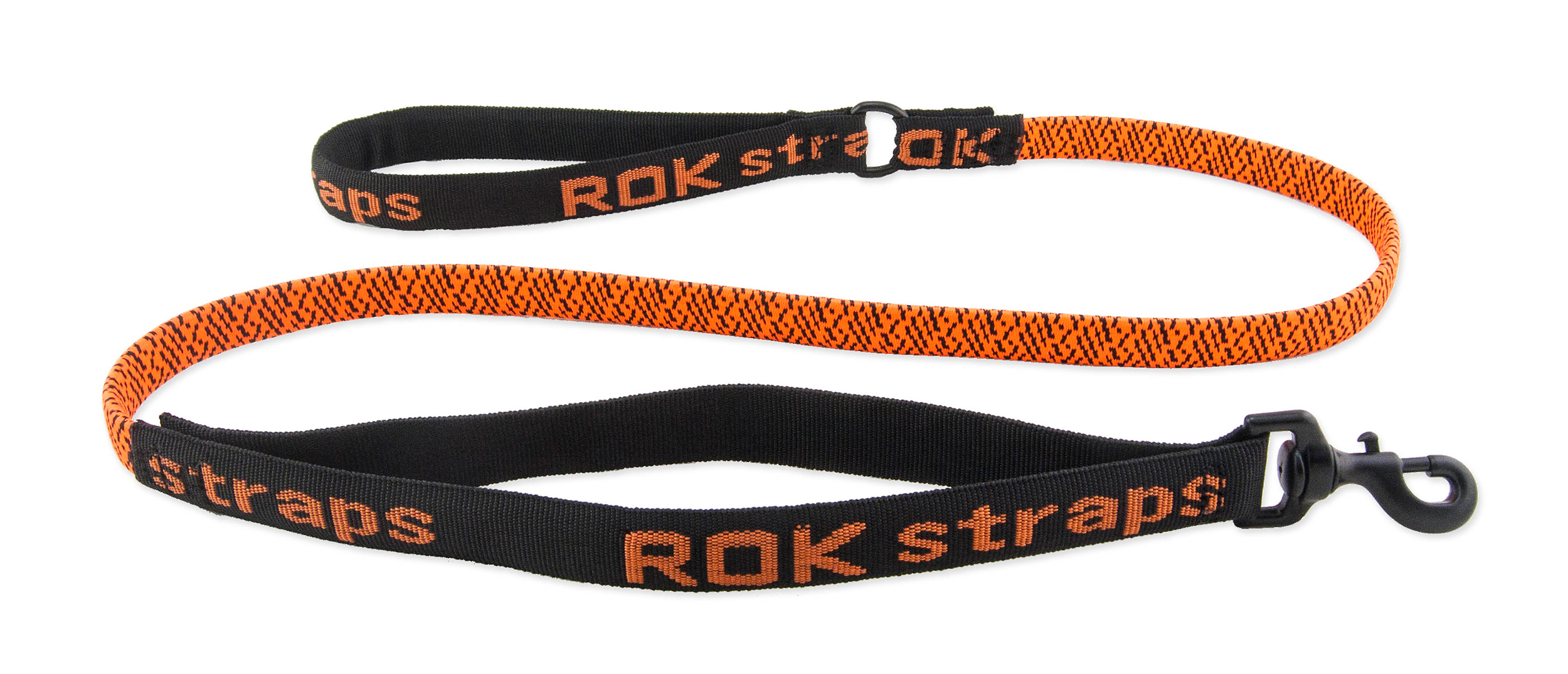 ROK Stretchkoppel 3 i 1 Orange S 140cm