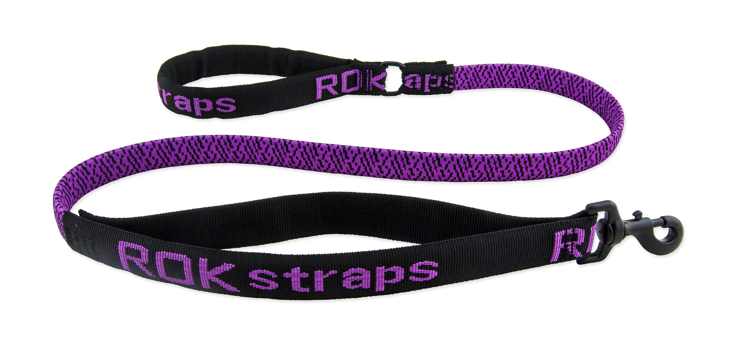 ROK Stretchkoppel 3 i 1 Lila S 140cm