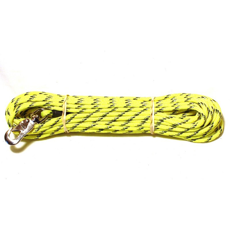 Alac Spårlina flätad reflex Gul 6mm 15m