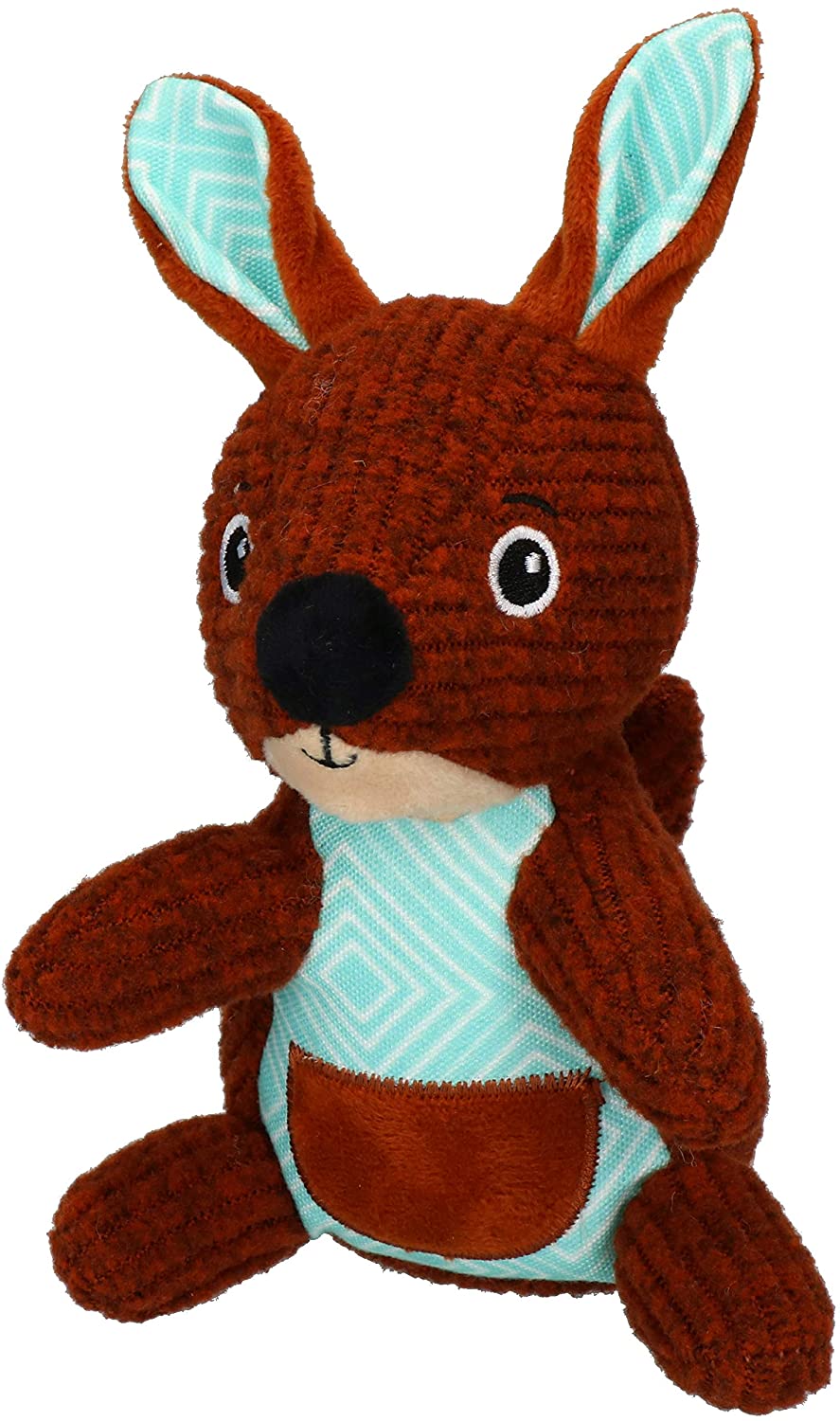 KONG Leksak Patches Cordz Kangaroo Brun S 9cm