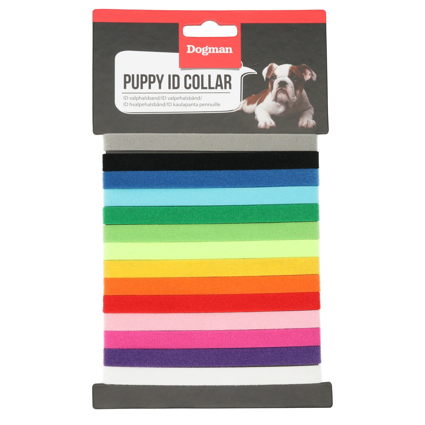 Dogman Valphalsband 14p Flerfärgad 30cm