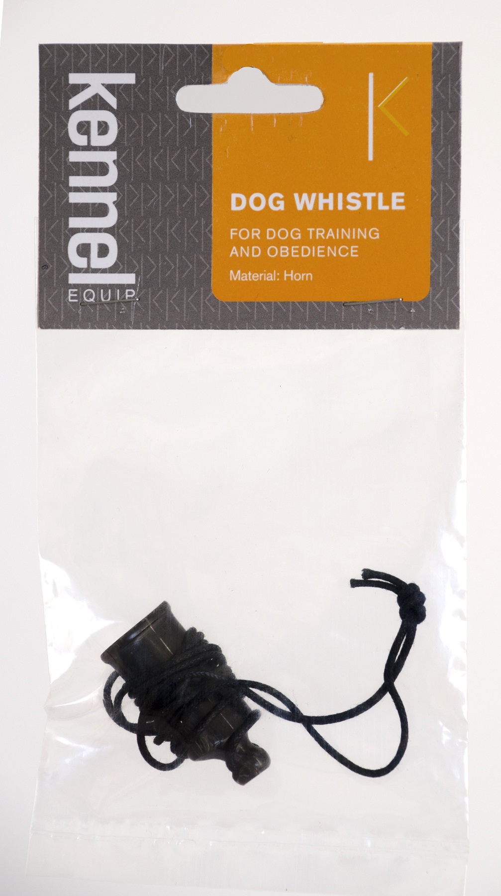 | Visselpipa Horn enkelton Svart S 4,5cm