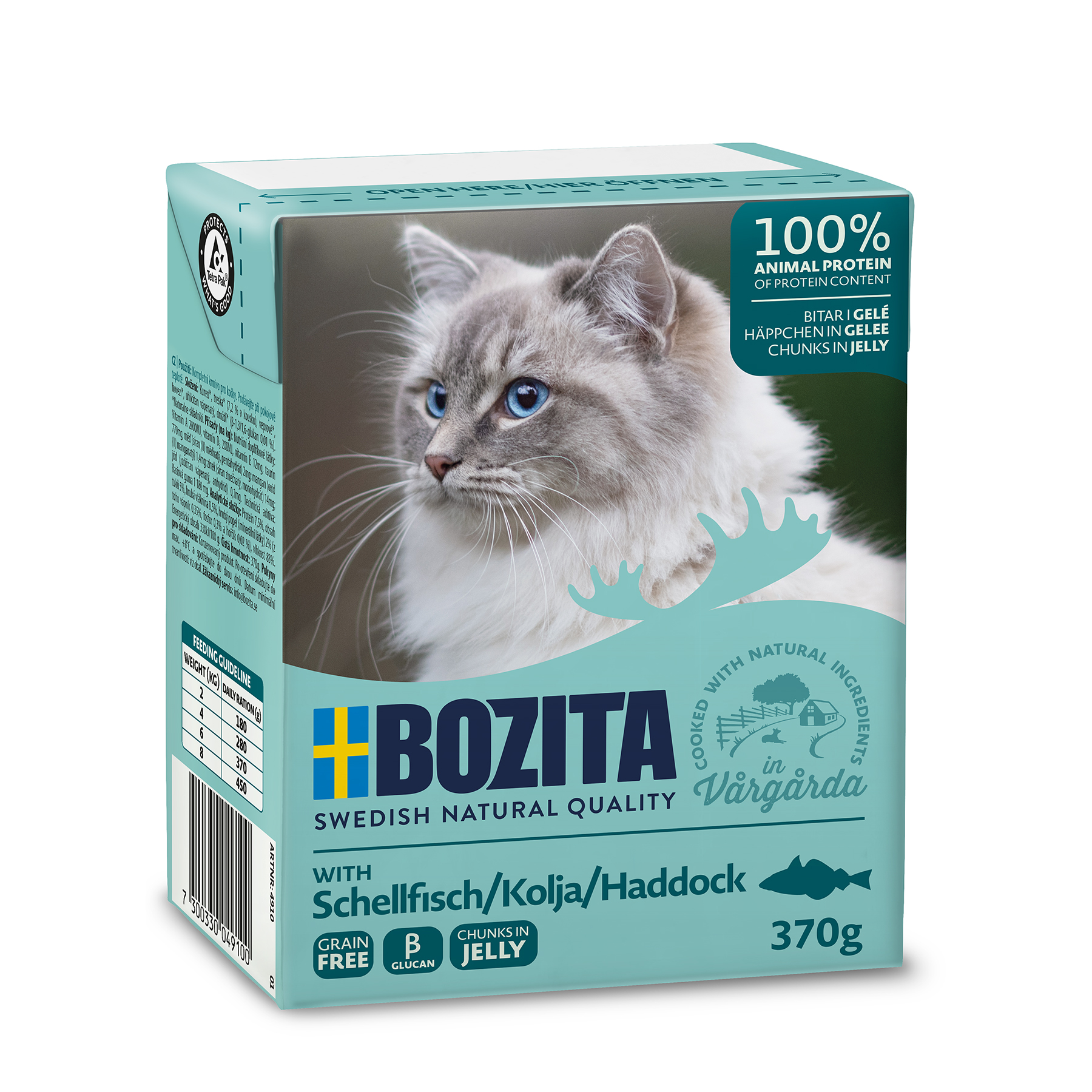 Bozita Bitar i gelé med kolja 370g