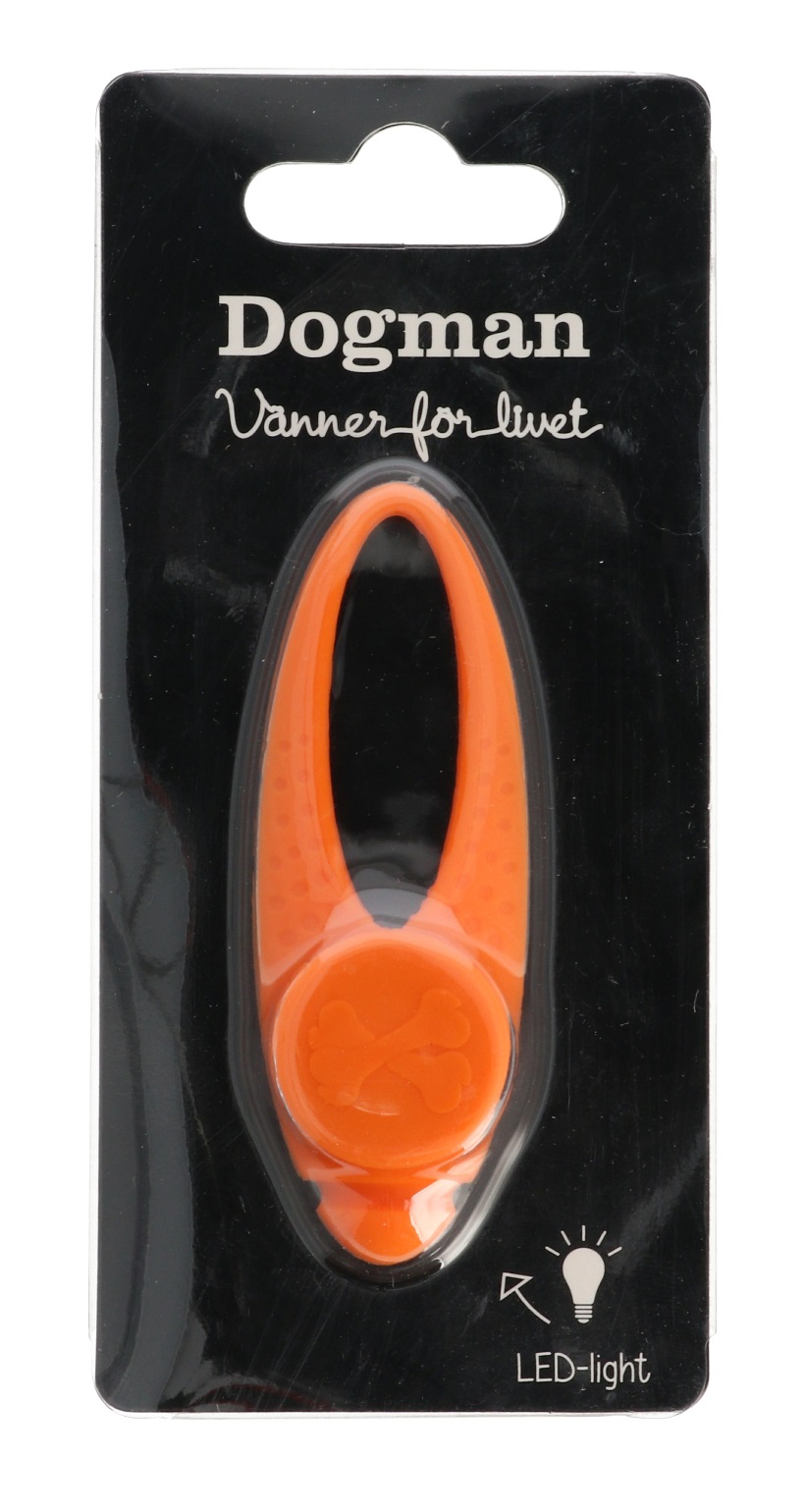 Dogman Blinklampa Basic LED Orange 8cm