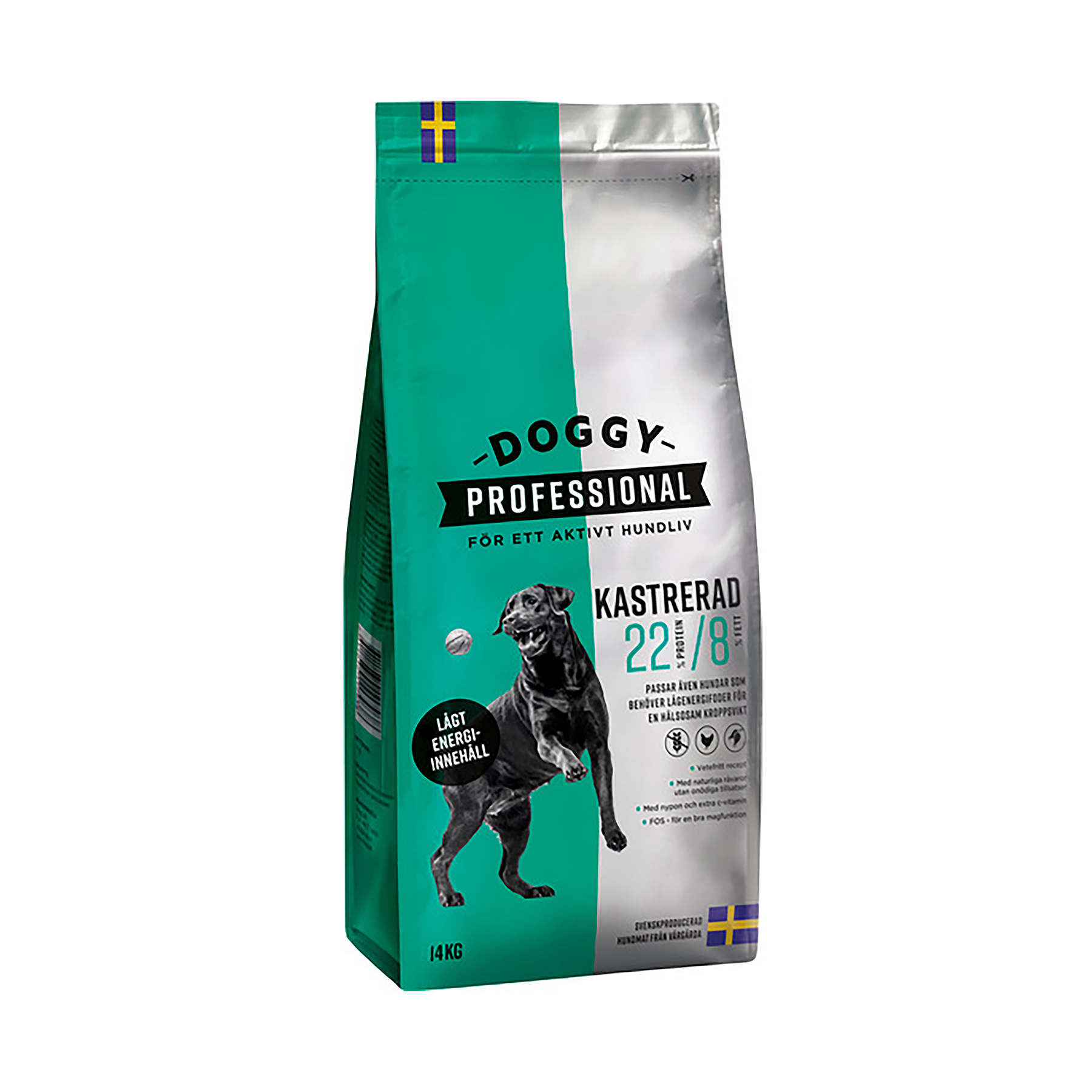 Doggy Professional Torrfoder kycklin 14kg