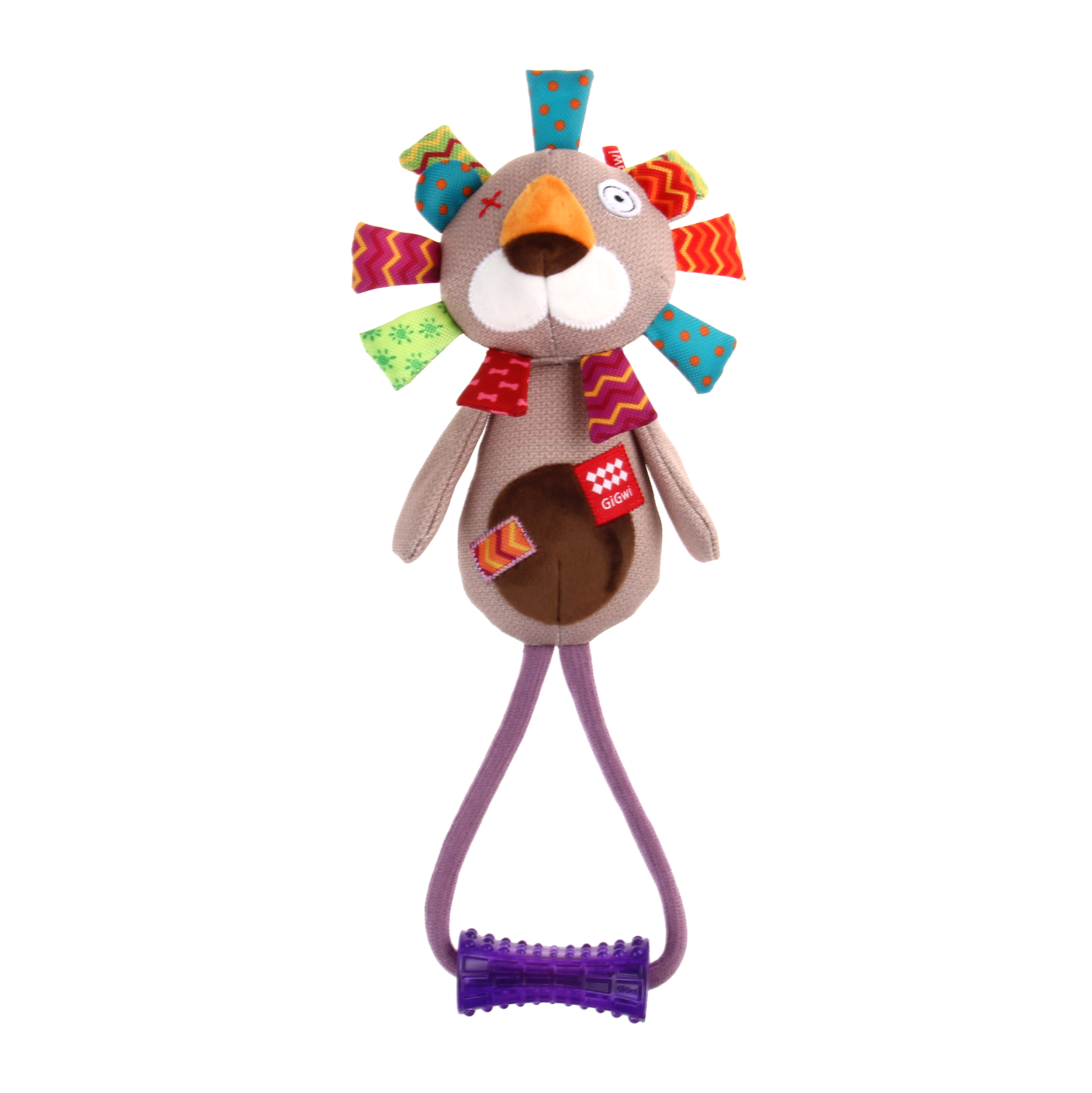GiGwi Leksak PlushFriendz Lion Grå M 33cm