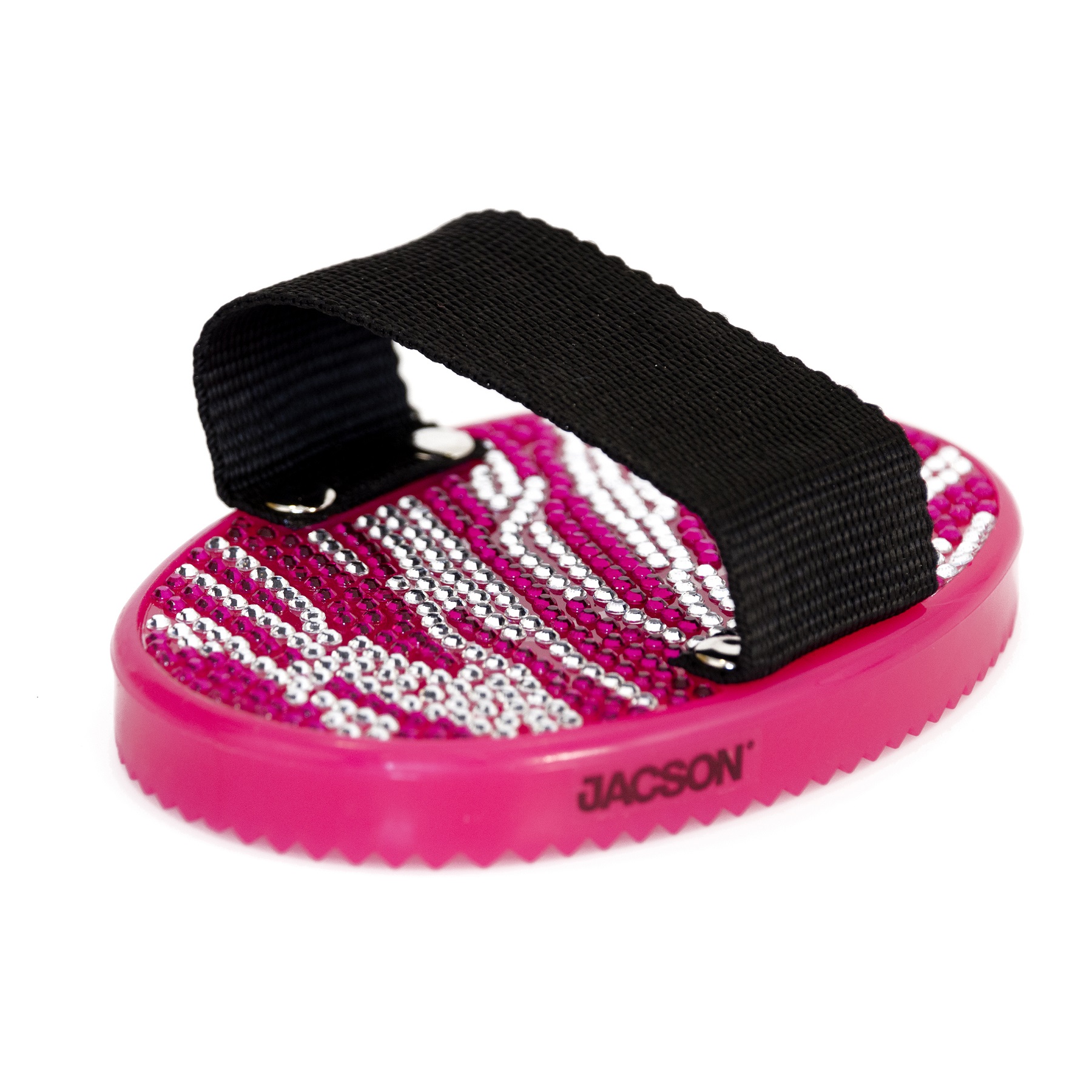 Jacson Zebra Ryktskrapa Rosa 12x8,5cm