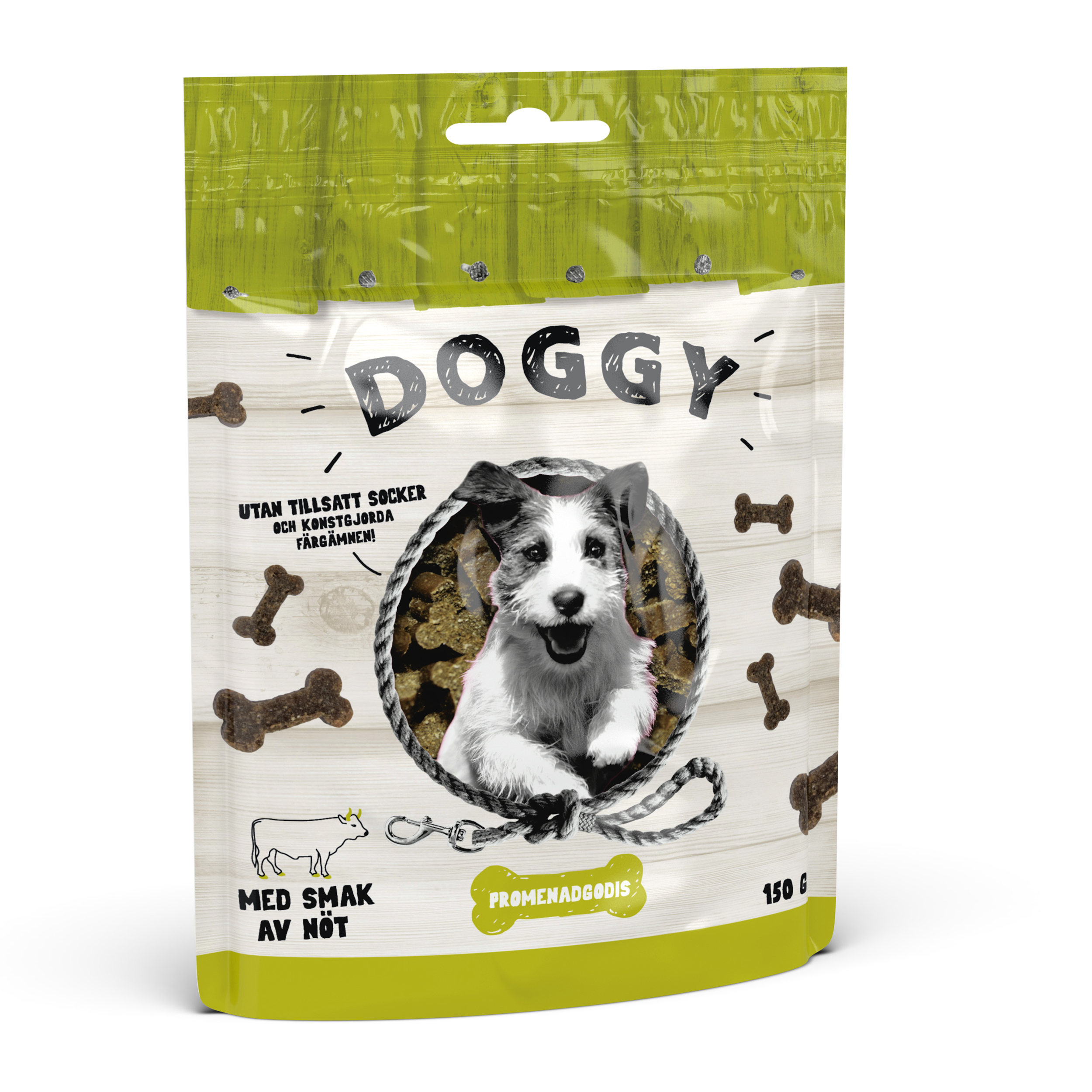 Doggy Promenadgodis med nöt 150g