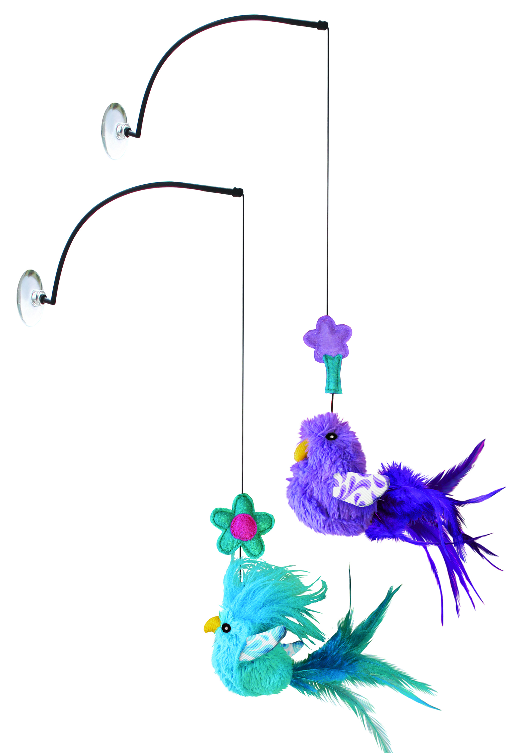 KONG Leksak Window Teaser Bird Mix 33cm